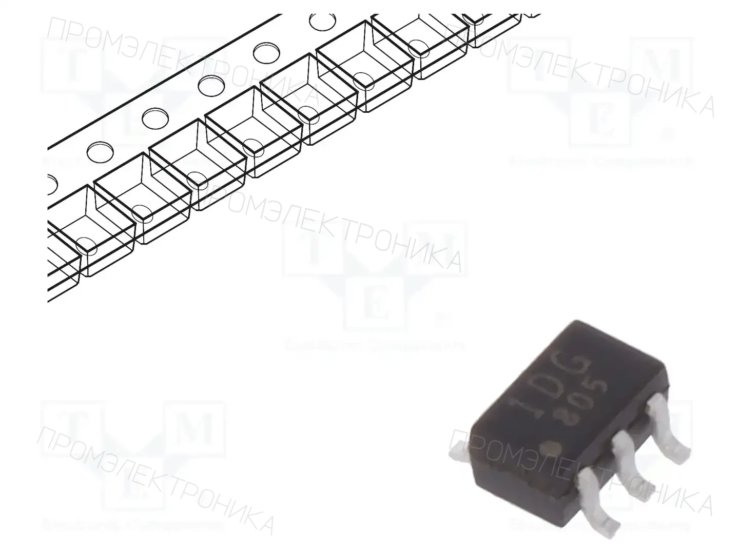 TOSHIBA HN1B04FU-GR(L,F,T) — Комплементарные пары транзисторов