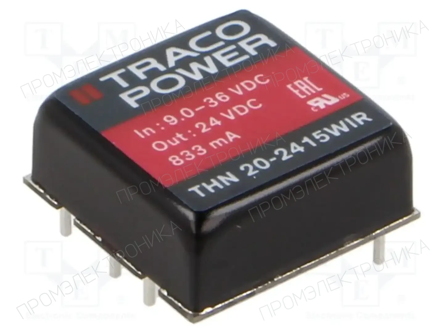 TRACO POWER THN 20-2415WIR — Преобразователи DC/DC