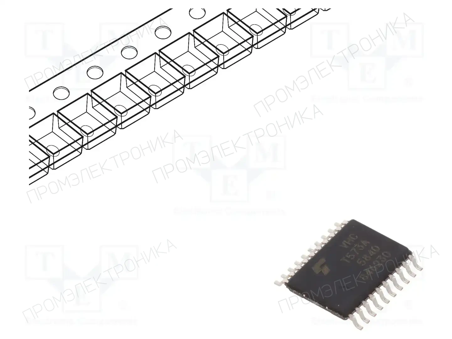 TOSHIBA 74VHCT573AFT(BJ) — Защелки