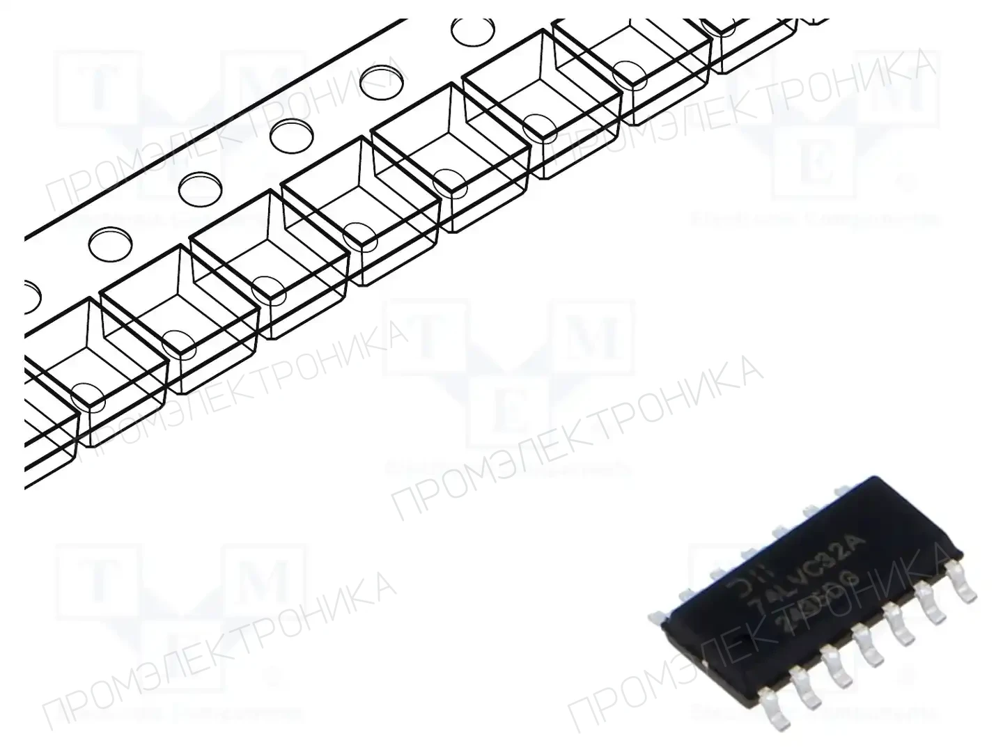 DIODES INCORPORATED 74LVC32AS14-13 — Ворота, инверторы
