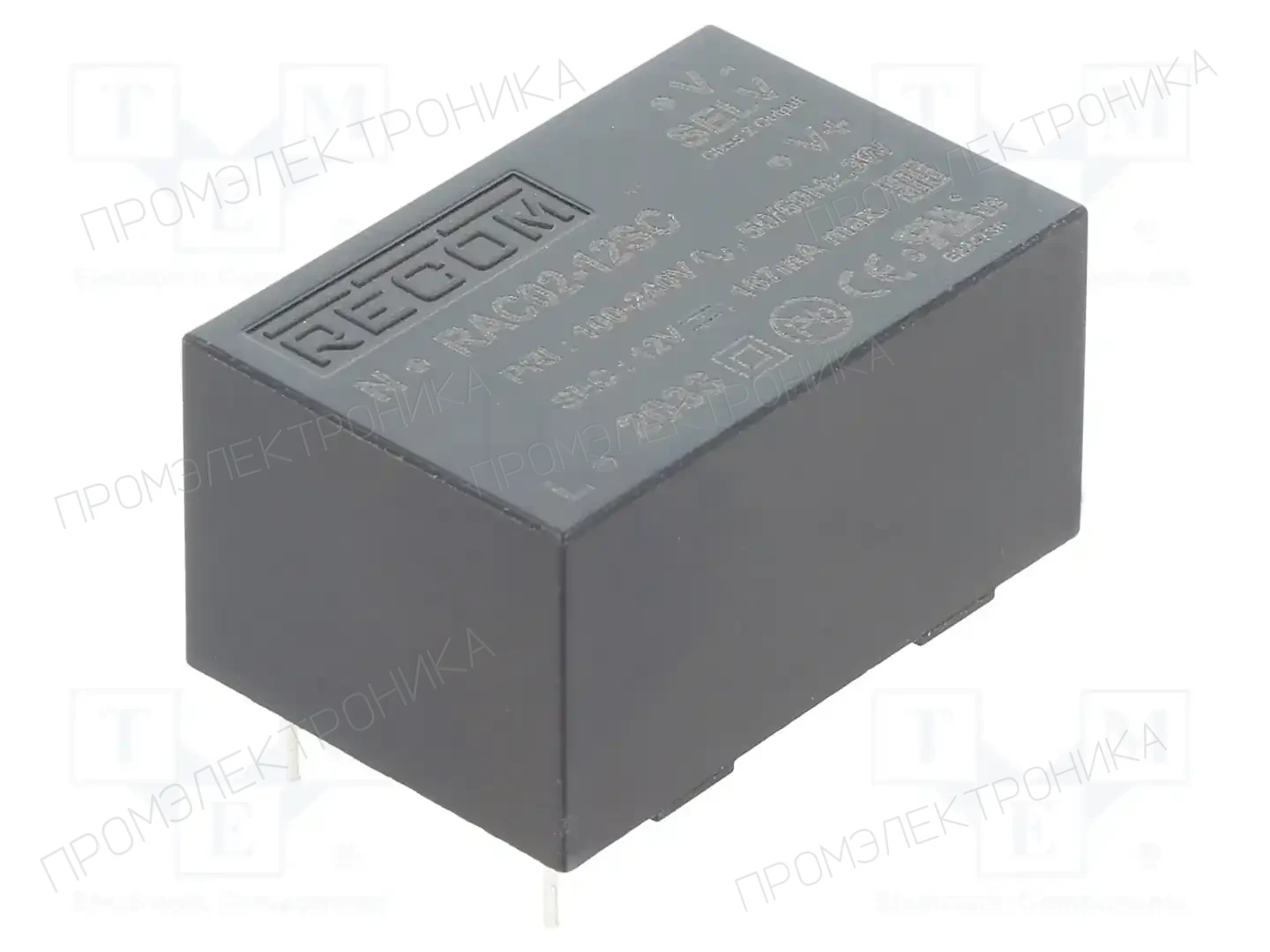 RECOM RAC02-12SC — Преобразователи AC/DC для PCB
