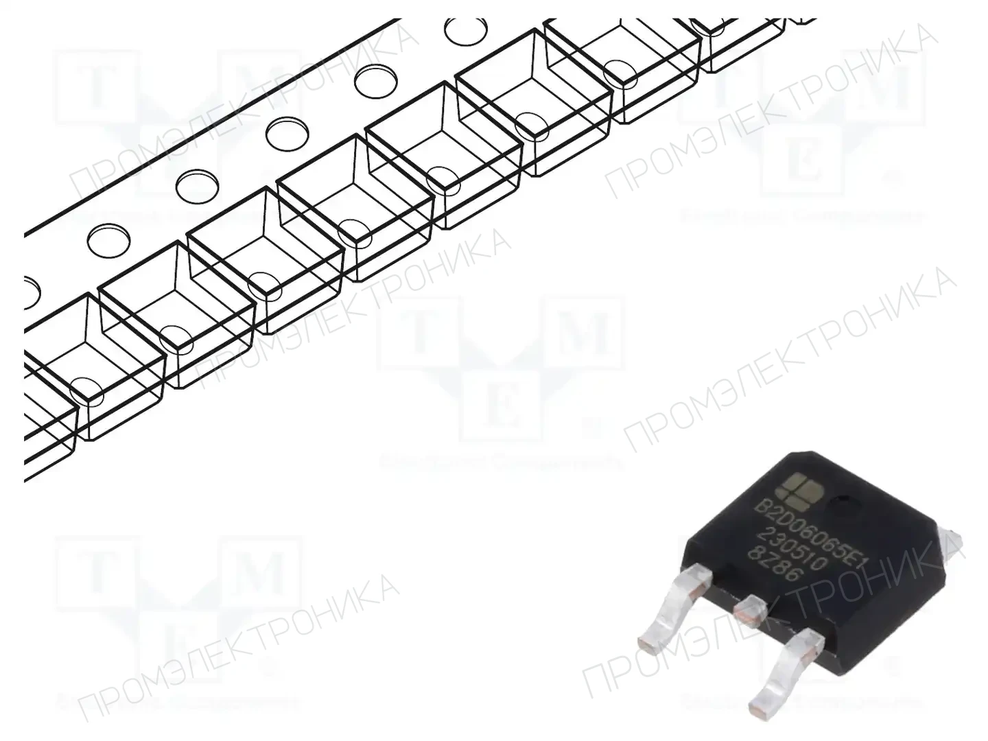 BASiC SEMICONDUCTOR B2D06065E1 — Диоды Шотки SMD