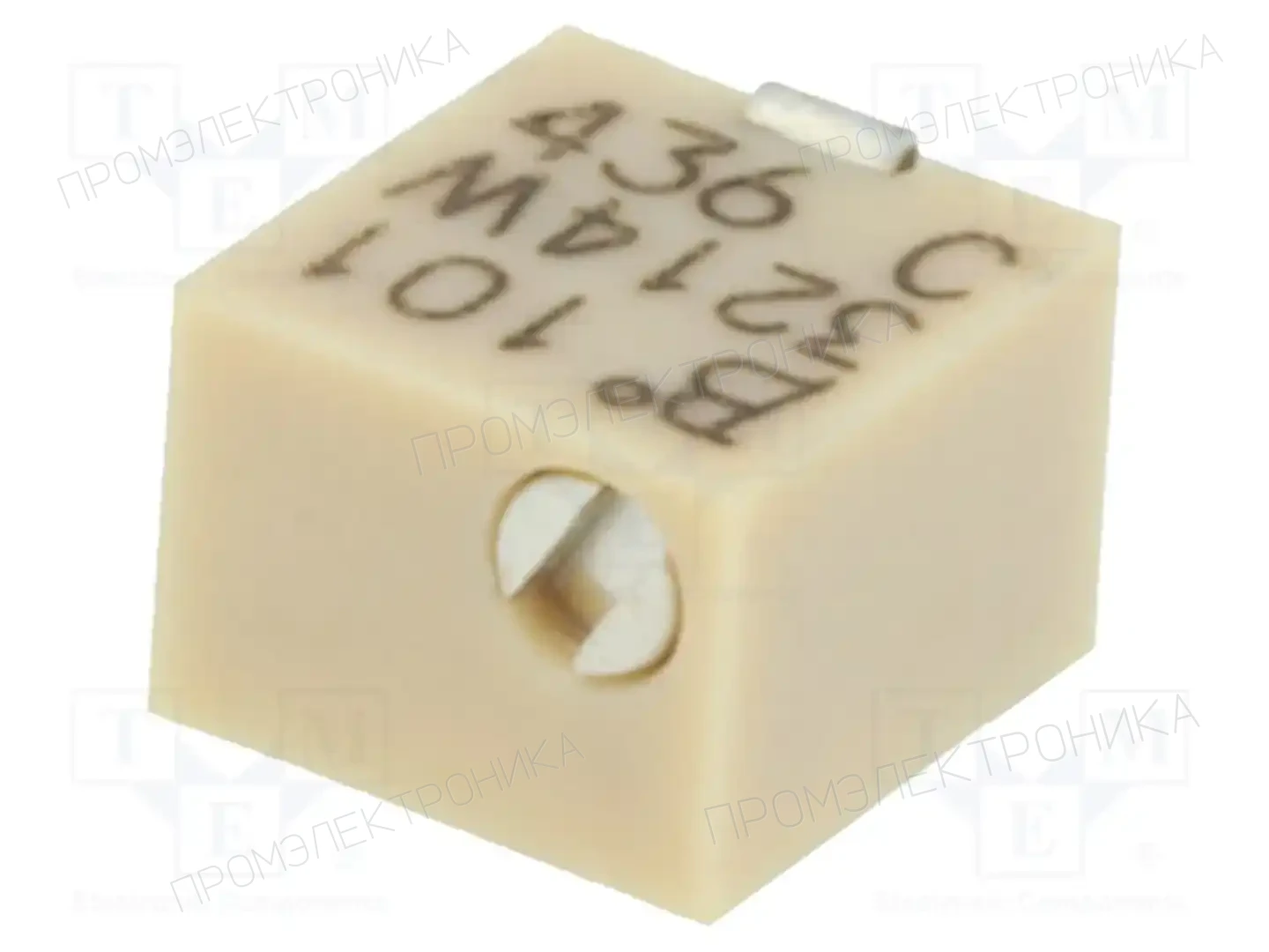 BOURNS 3214W-1-101E — Потенциометры SMD многооборотные