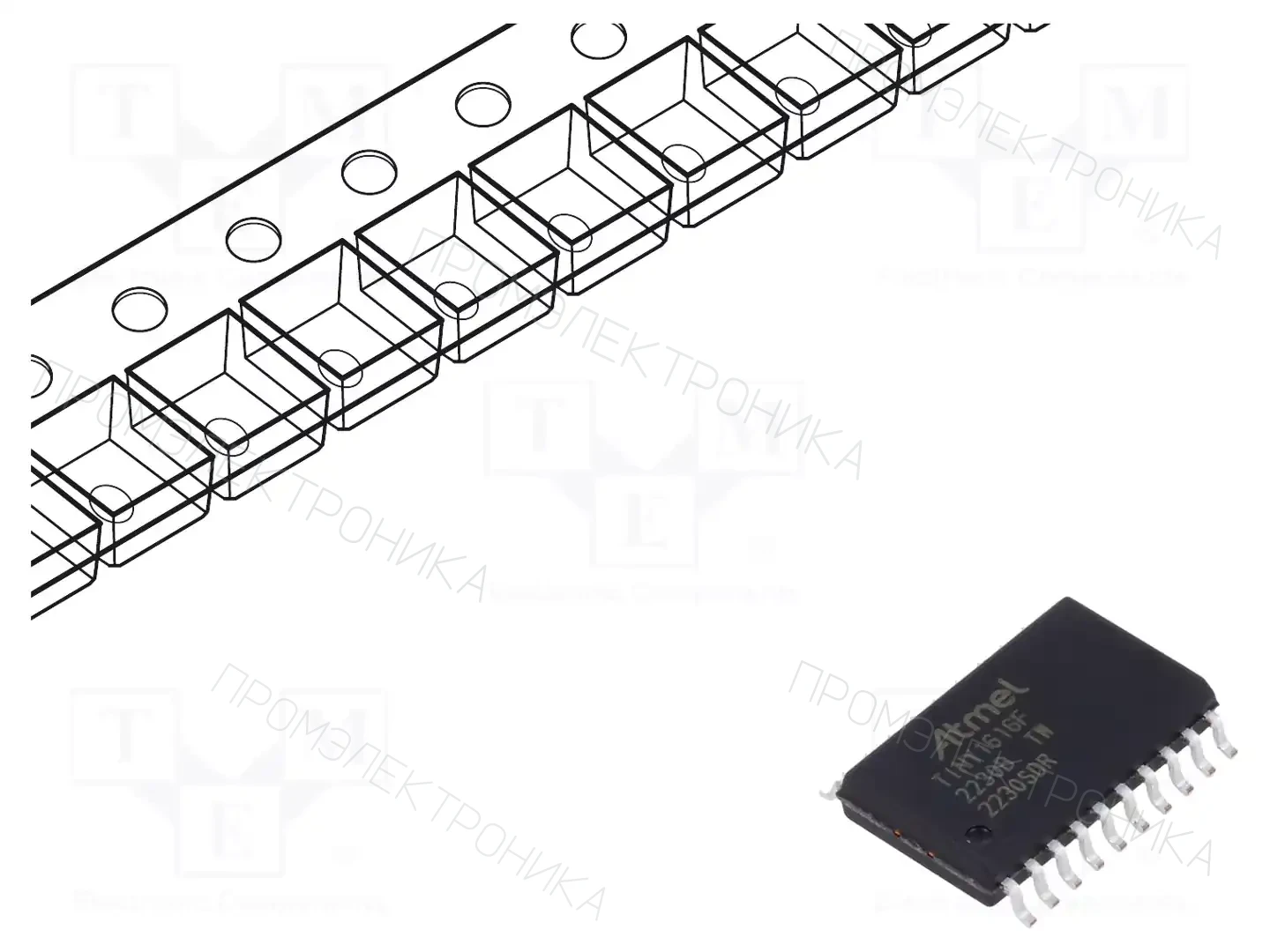 Microchip Technology ATTINY1616-SFR — Линейка AVR 8-bit
