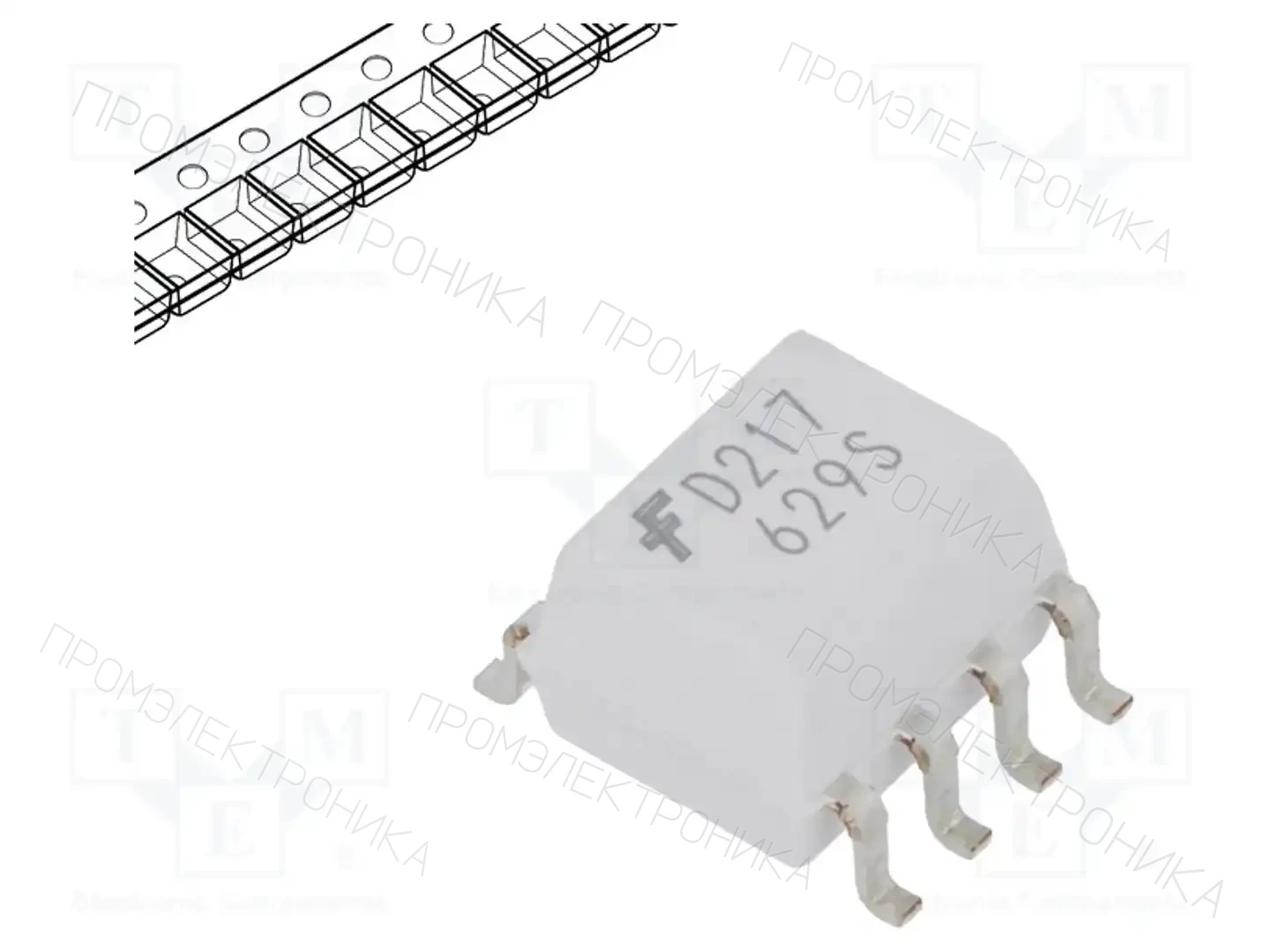 onsemi MOCD217M — Оптроны – аналоговый выход