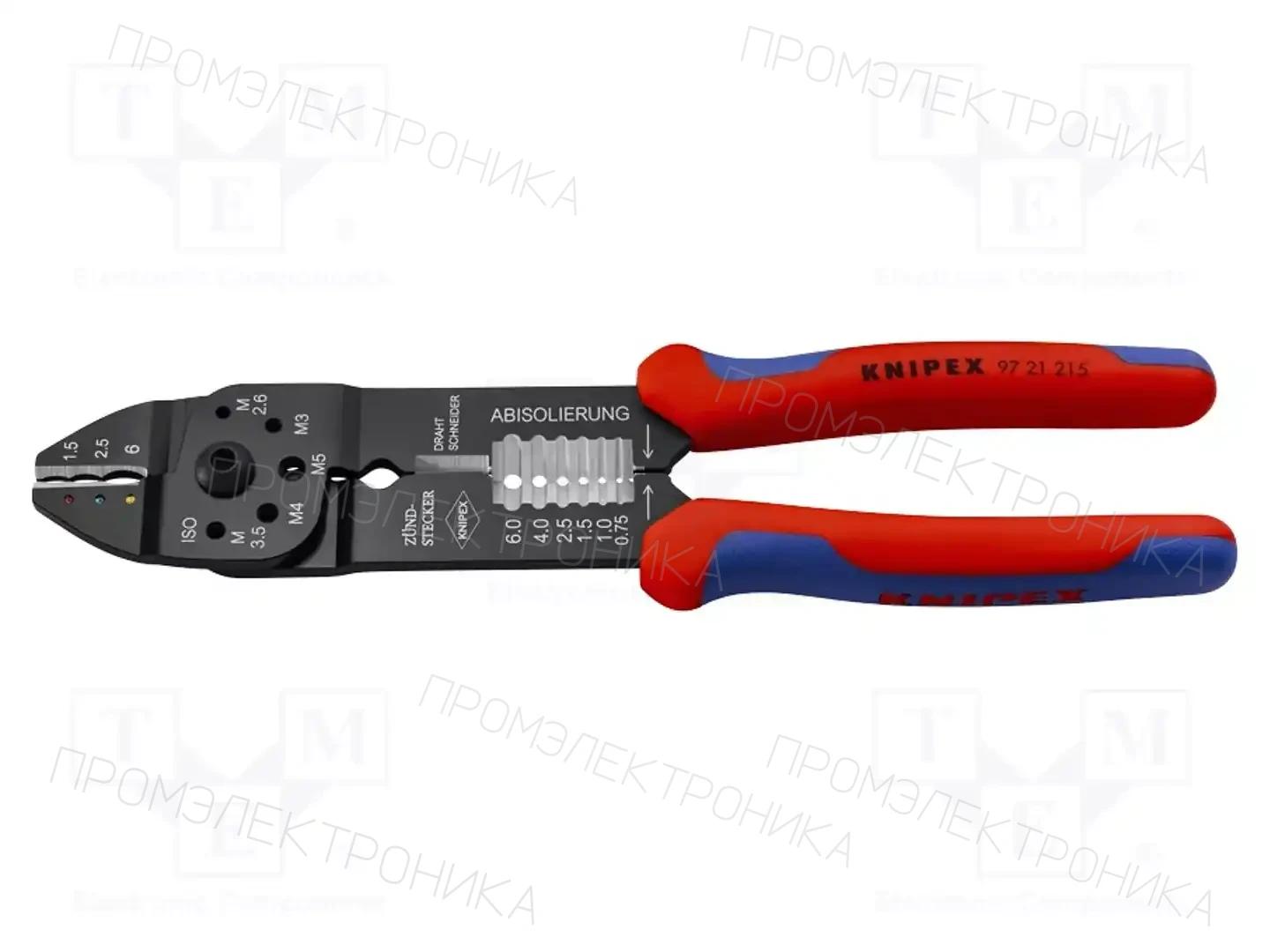 KNIPEX 97 21 215 — Зажимные уст-ва кабельных наконечников