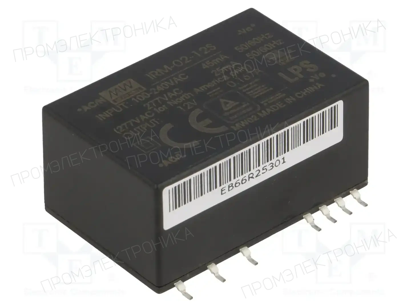 MEAN WELL IRM-02-12S — Преобразователи AC/DC для PCB