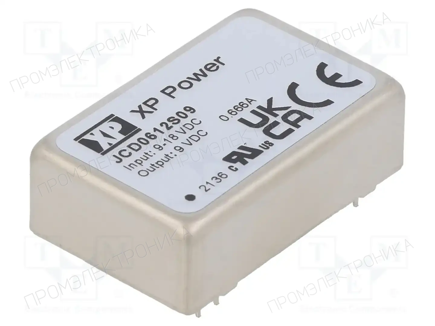 XP POWER JCD0612S09 — Преобразователи DC/DC