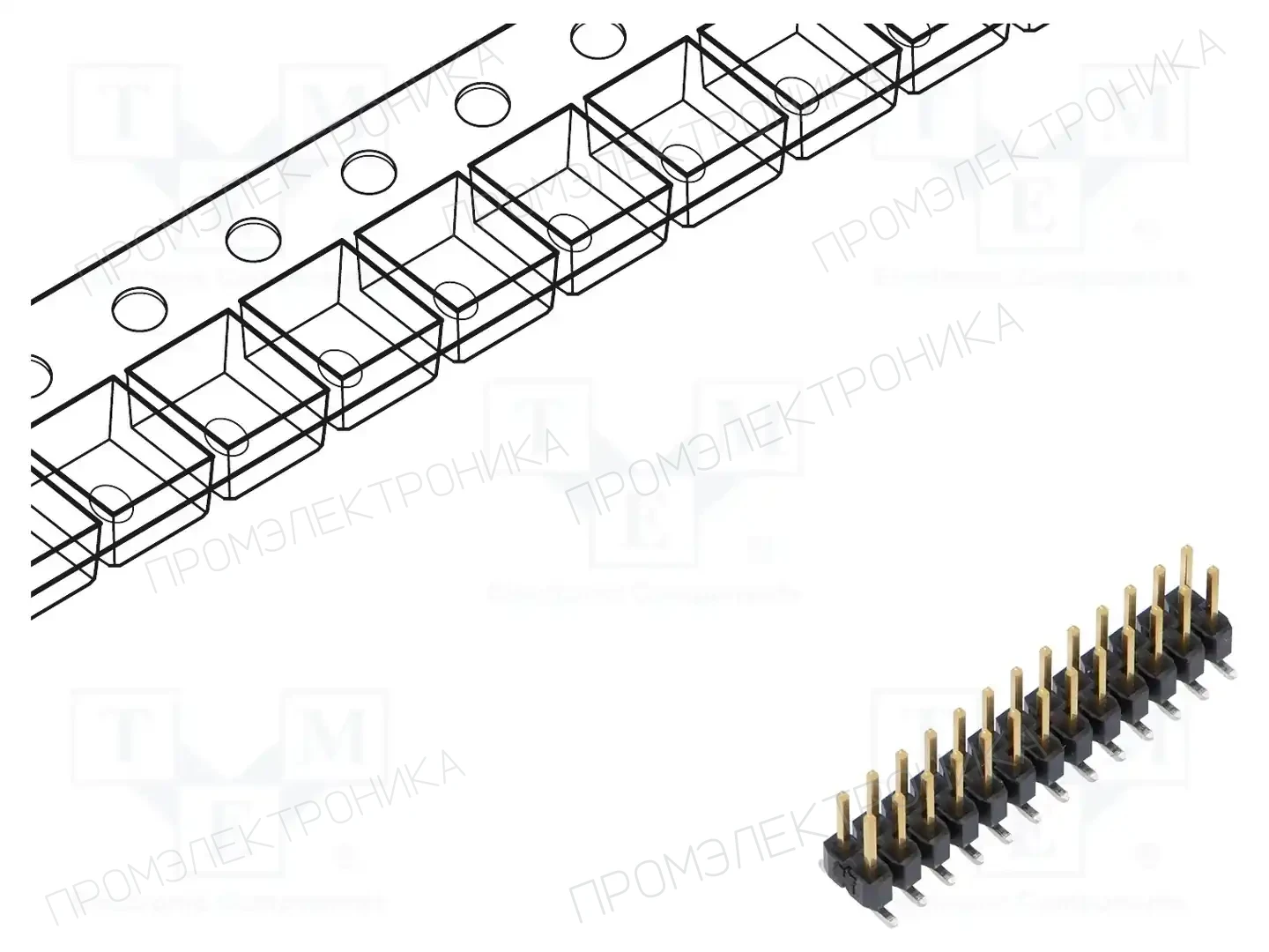 SAMTEC TSM-113-01-S-DV-P-TR — Разъeмы пластина - пластина