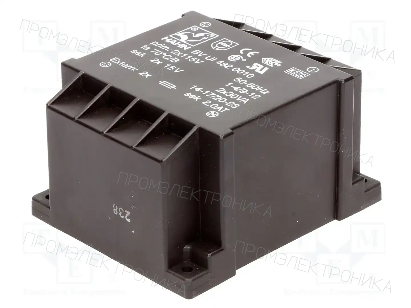 HAHN BV UI 482 0010 — Трансформаторы PCB