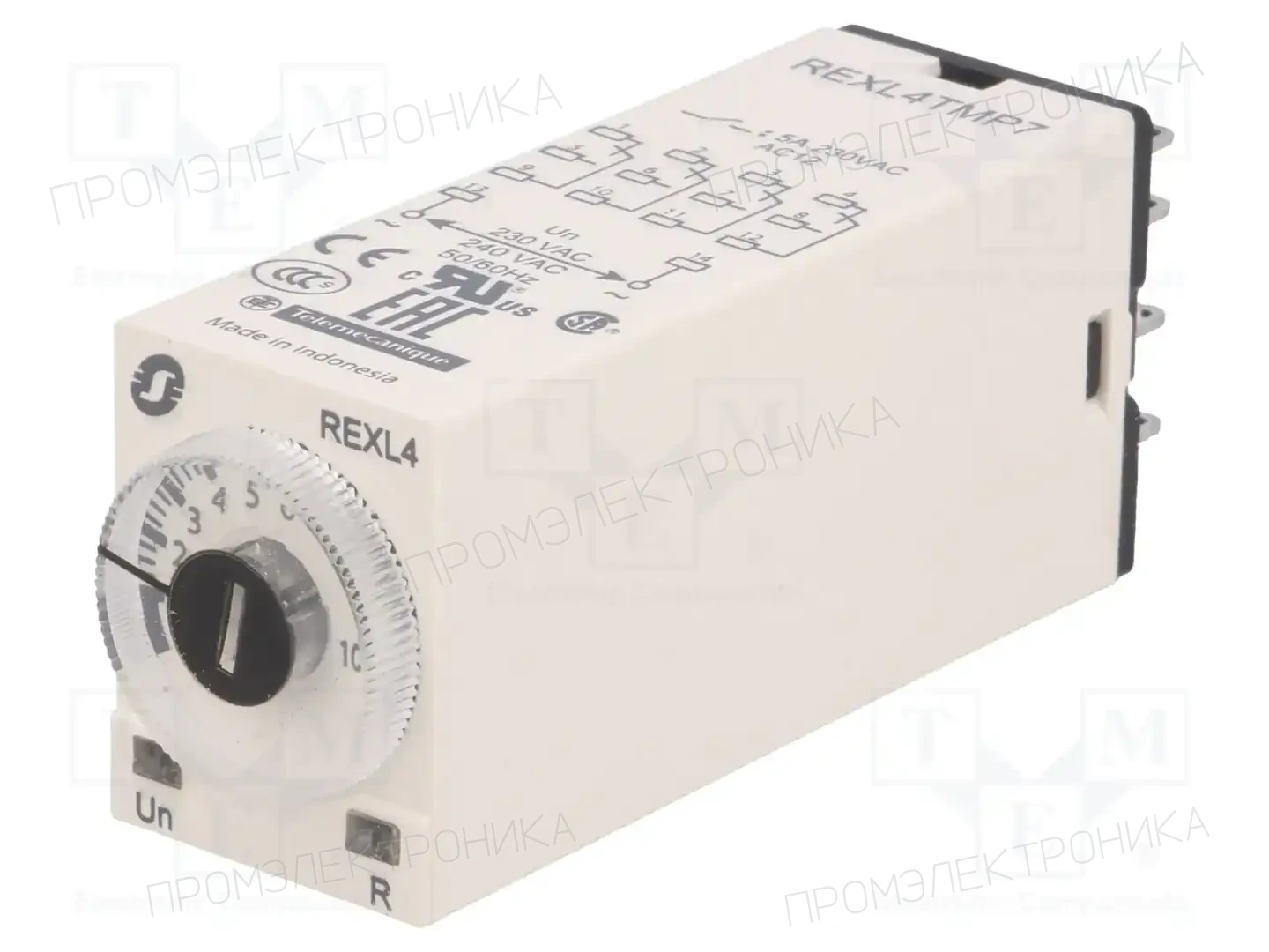 SCHNEIDER ELECTRIC REXL4TMP7 — Временные аналоговые реле