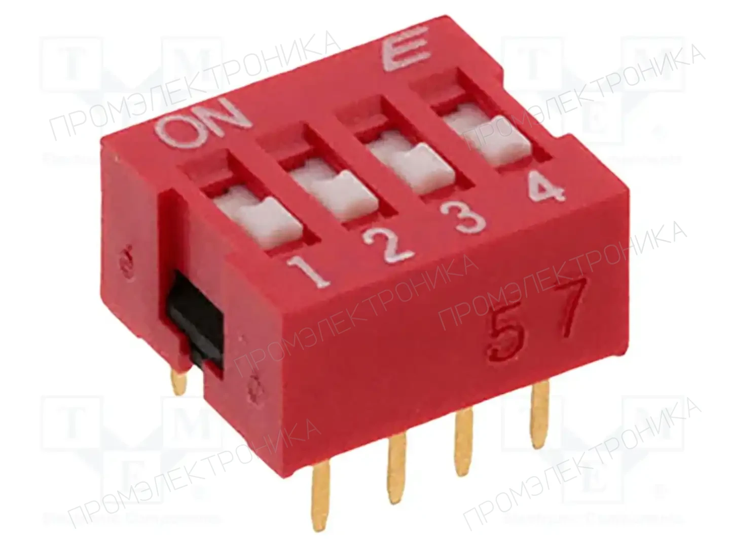 E-SWITCH KAS1104RT — Переключатели типа Dip-Switch