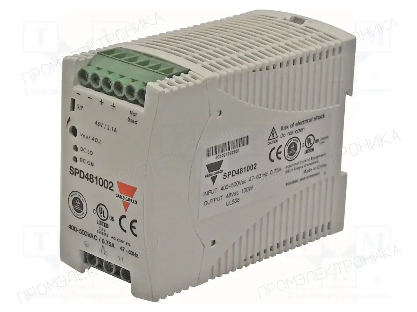 CARLO GAVAZZI SPD121002 — Блоки питания на DIN-рейку