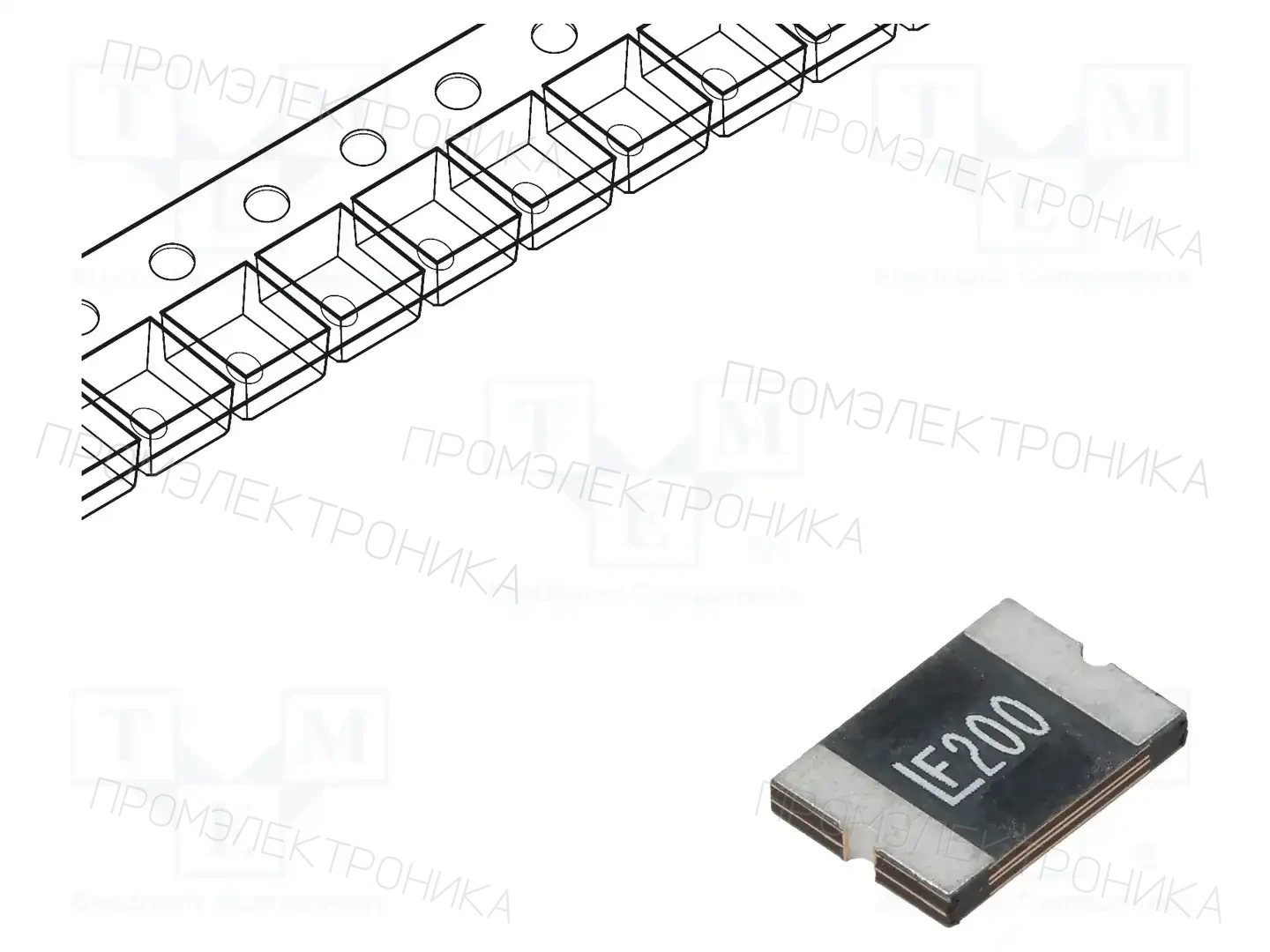 LITTELFUSE 2920L200DR — Предохранители полимерные SMD