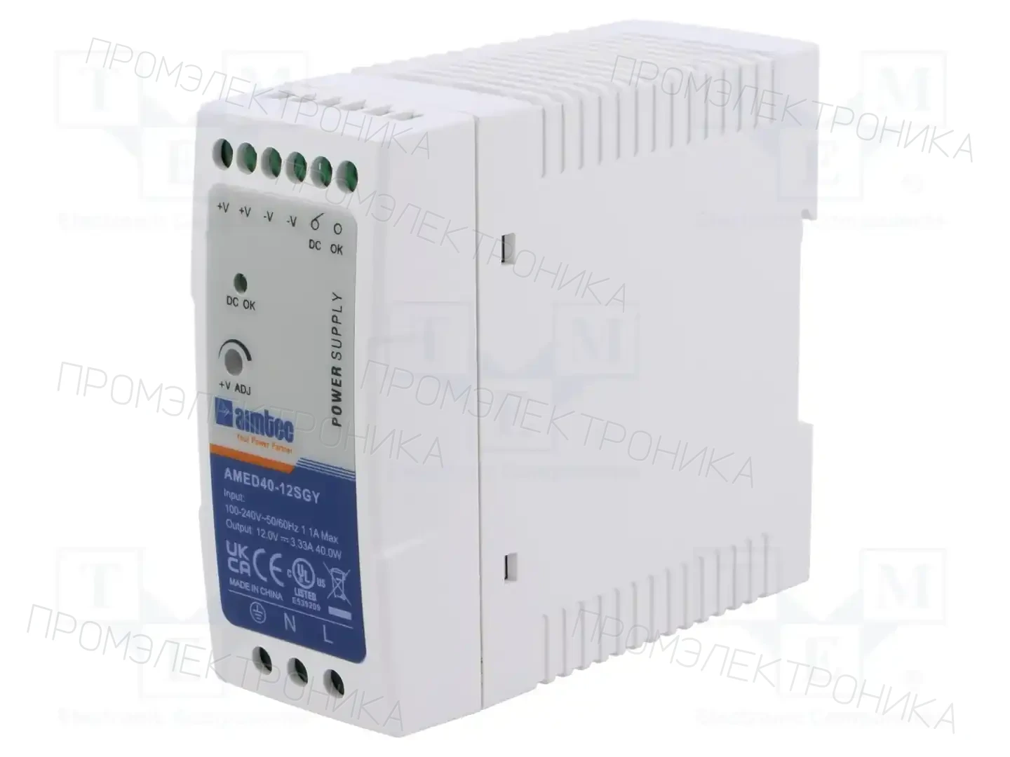AIMTEC AMED40-12SGY — Блоки питания на DIN-рейку