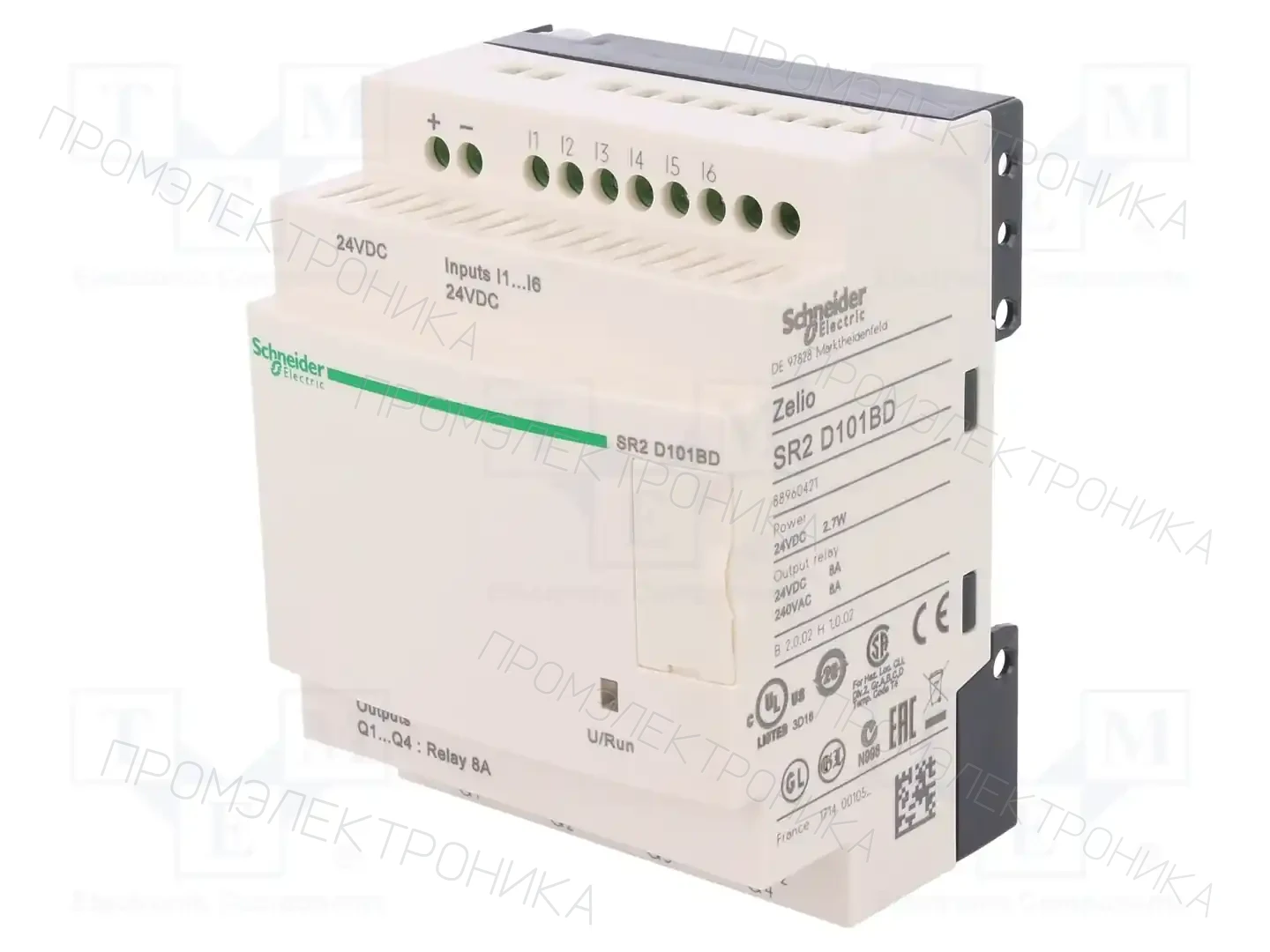 SCHNEIDER ELECTRIC SR2D101BD — Реле прогр. основные модули