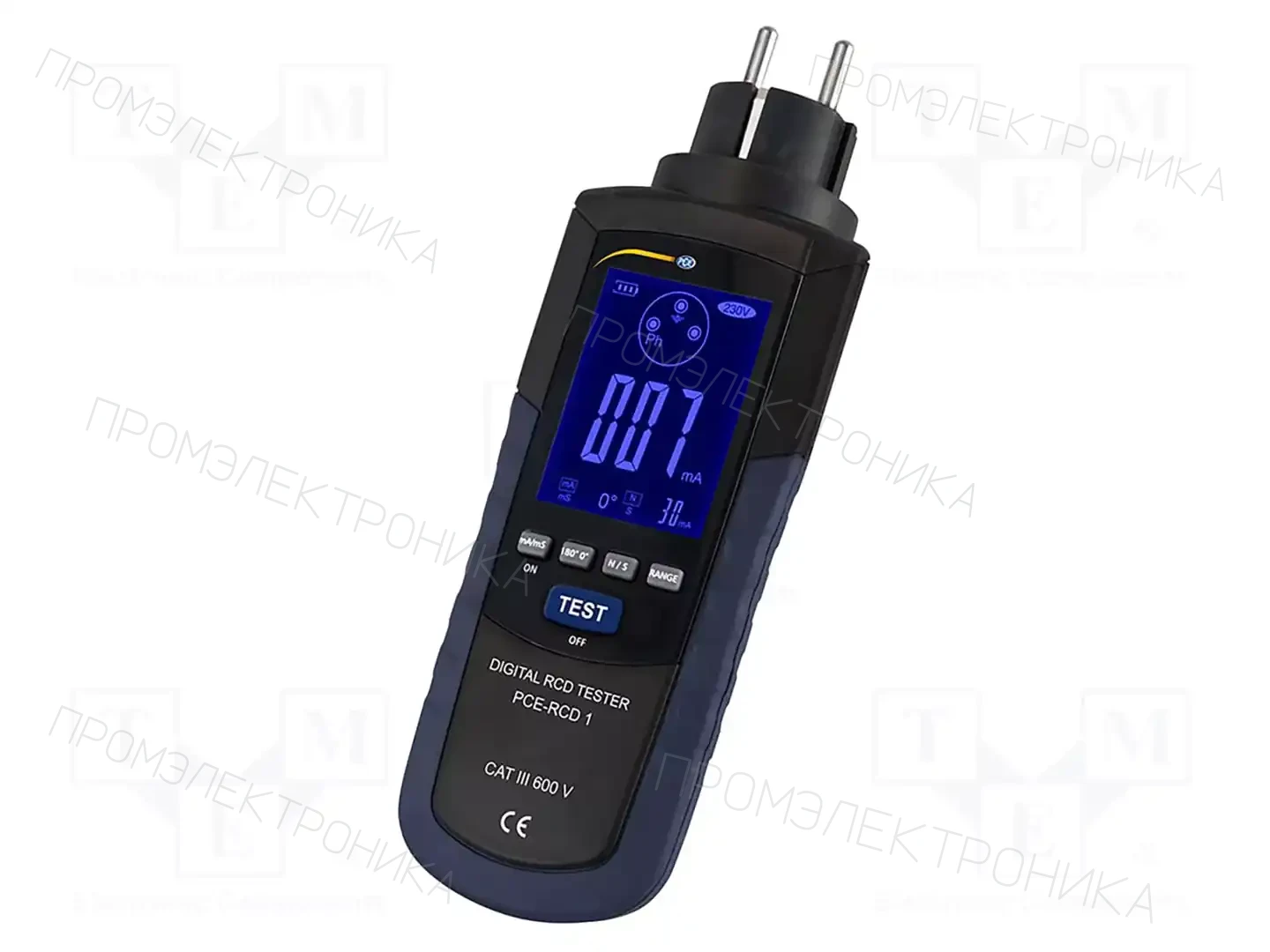 PCE INSTRUMENTS PCE-RCD 1 — Индикат., тестеры напряжен. и непрерывн