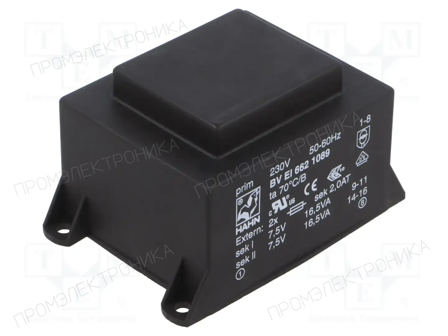 HAHN BV EI 662 1089 — Трансформаторы PCB