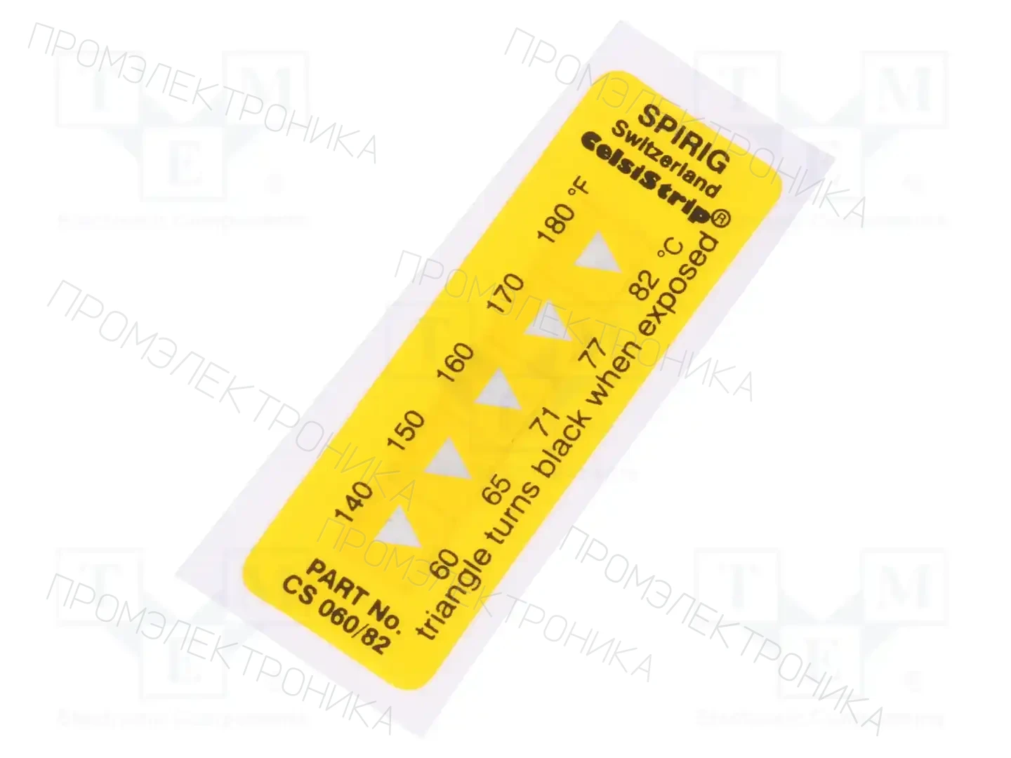 SPIRIG CS-060/082 — Термоиндикаторные этикетки