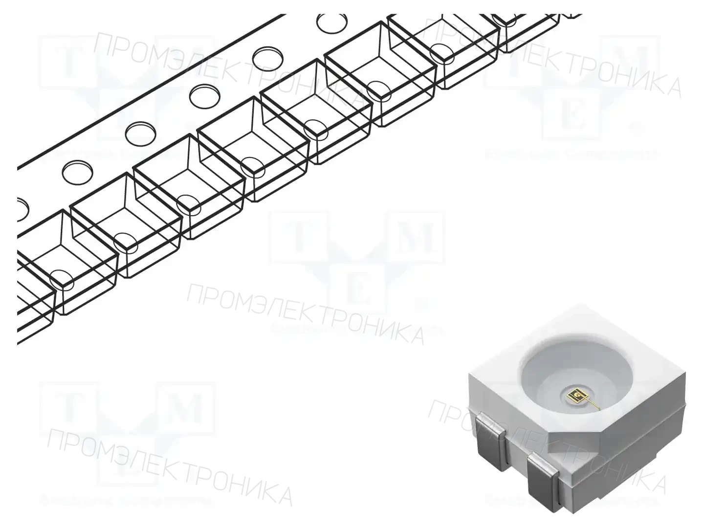 OPTOSUPPLY OSTPMAS2C1A — Светодиоды SMD цветные