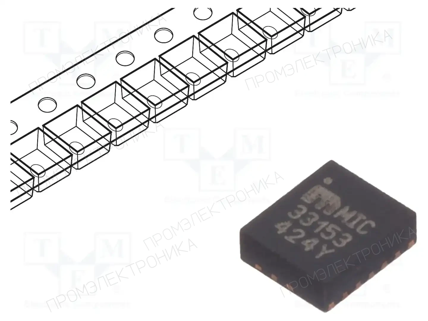 Microchip Technology MIC33153YHJ-TR — Регуляторы напряжения - микросхемы DC/DC