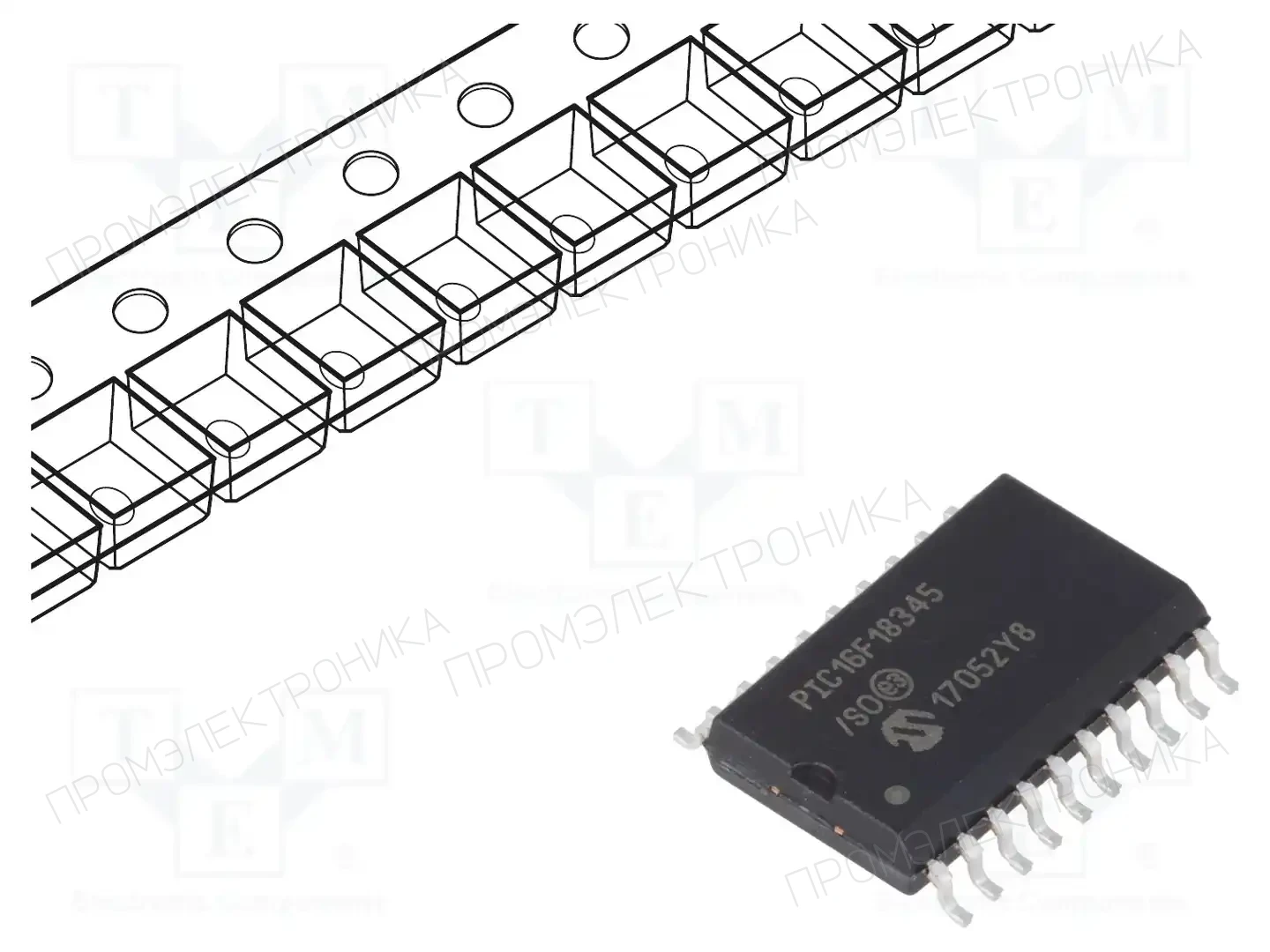 Microchip Technology PIC16F18345-I/SO — Линейка PIC 8-bit