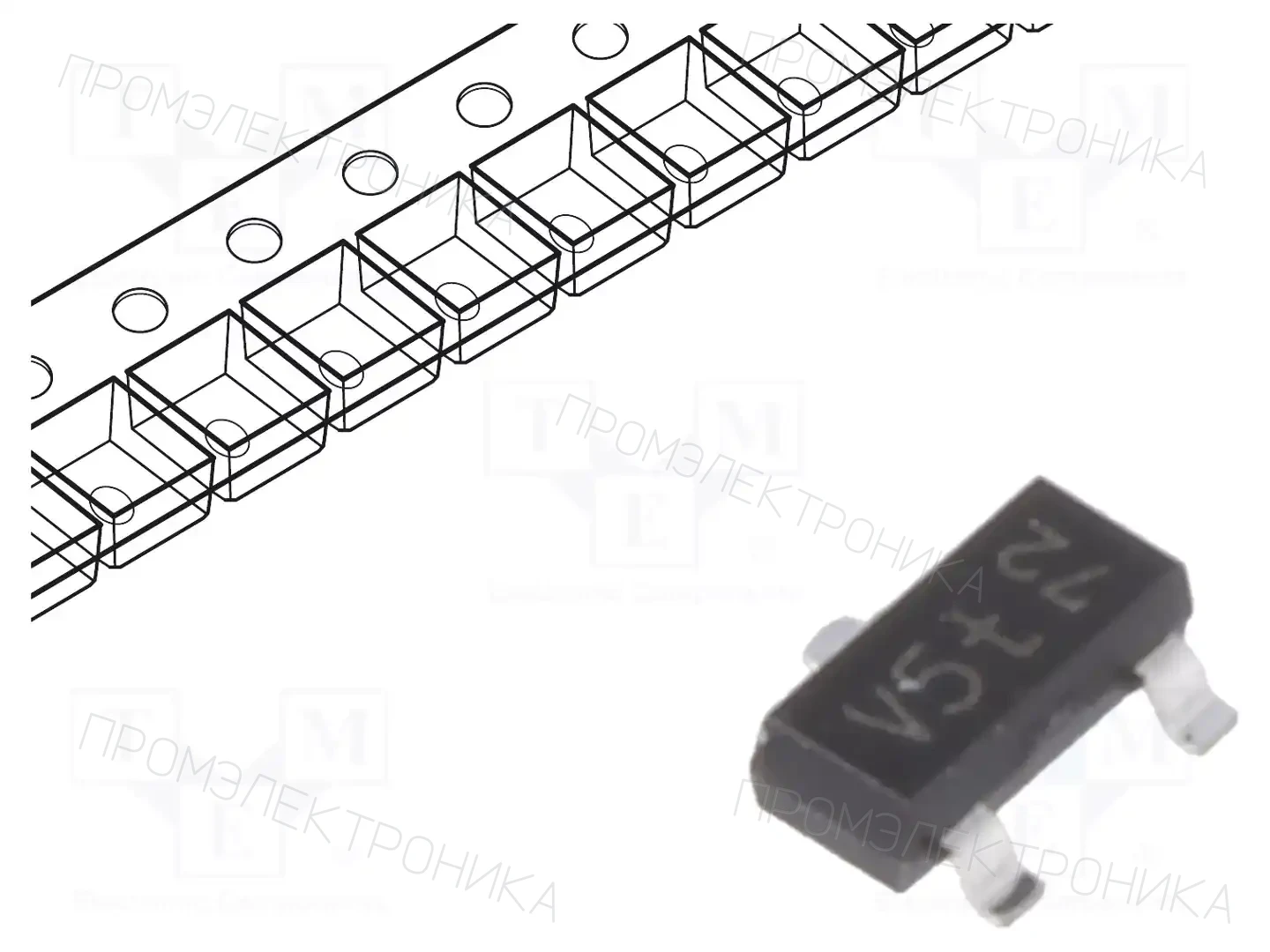 NEXPERIA PESD12VL2BT,215 — Диоды защитные - сборки