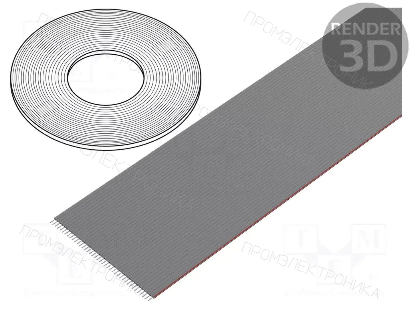 CONNFLY DS1057-40A282R-76.5 — Провода ленточные одноцветные
