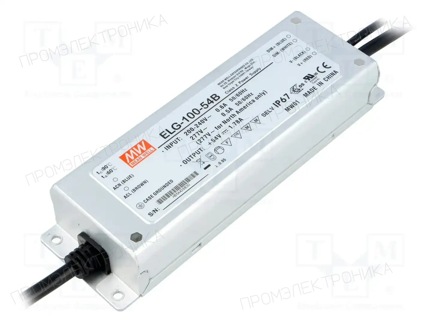 MEAN WELL ELG-100-54B — Блоки питания для LED