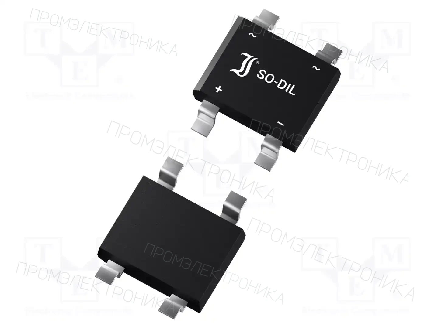 DIOTEC SEMICONDUCTOR B125S2A-SLIM — Однофазные мосты диодные SMD/THT
