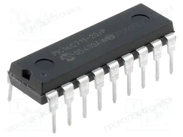Microchip Technology PIC16C711-20/P — Линейка PIC 8-bit