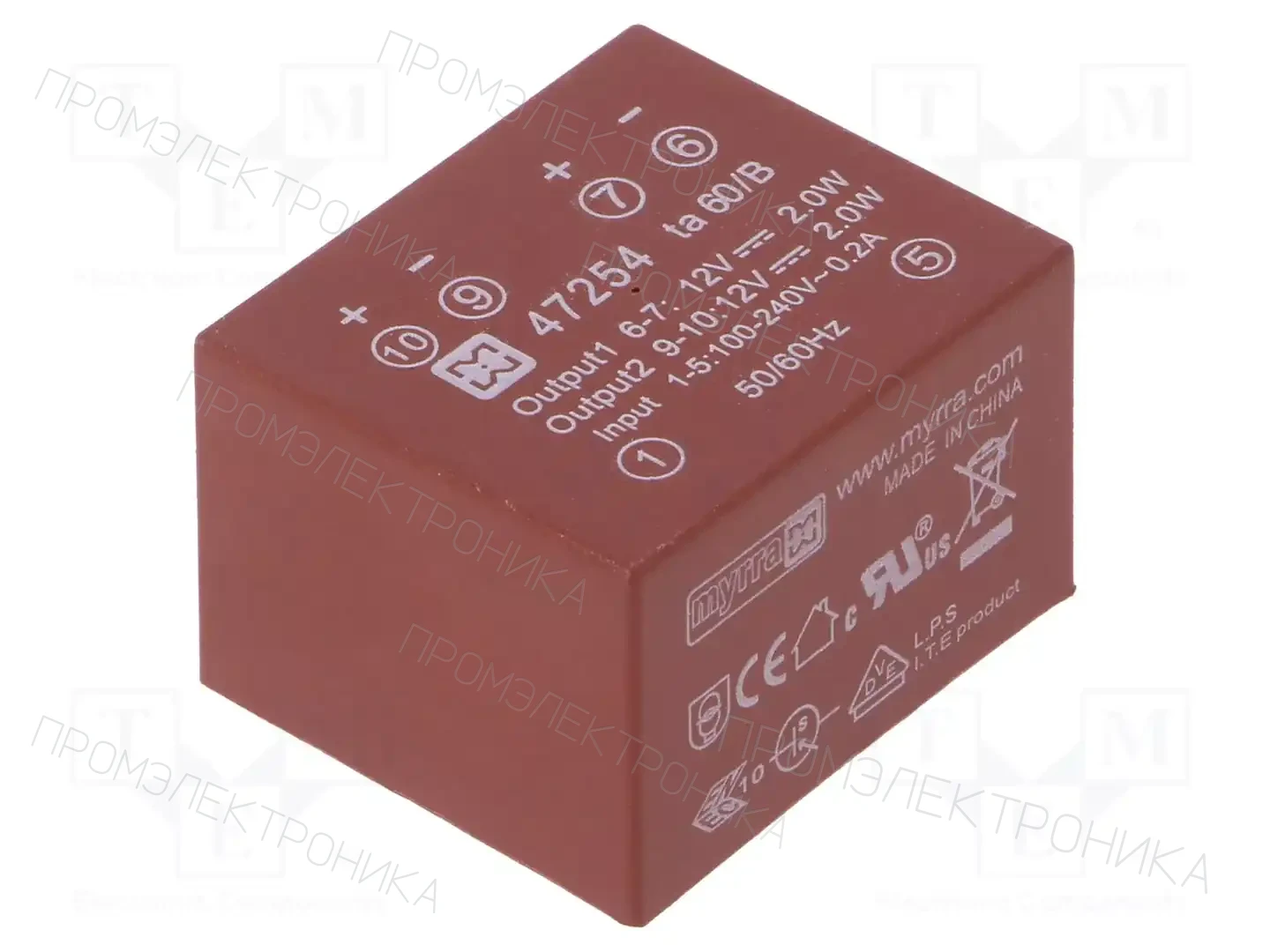 MYRRA 47254 — Преобразователи AC/DC для PCB