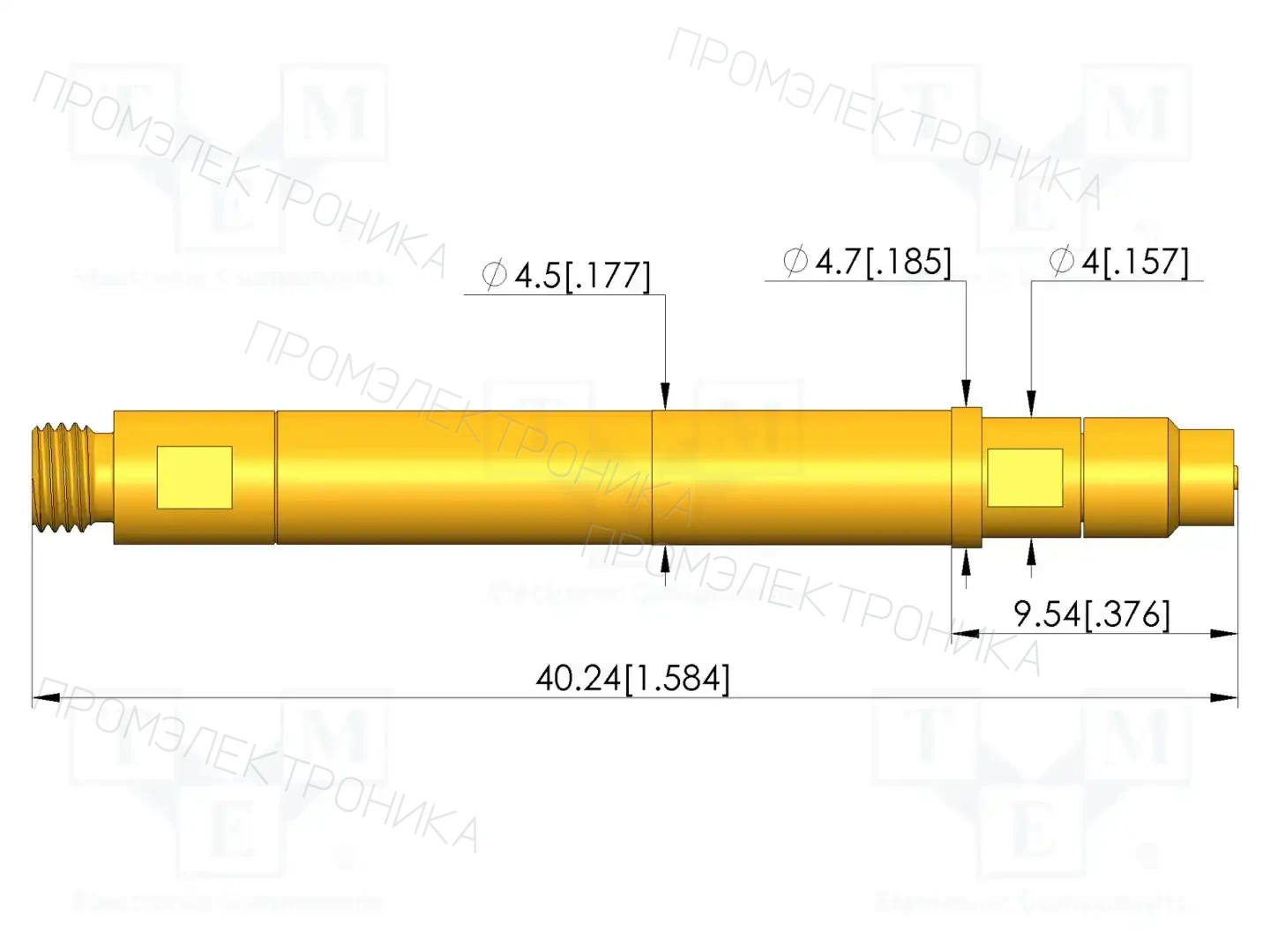 INGUN HFS-890 343 078 A 9343 UFL — Измерительные щупы