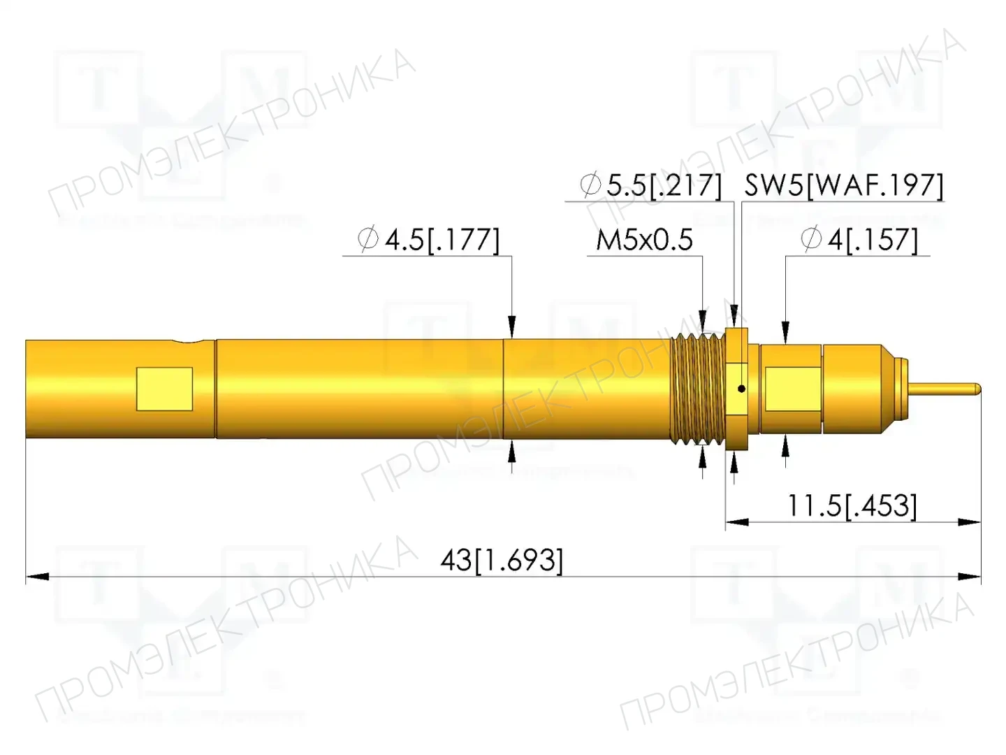 INGUN HFS-860 305 051 A 5343 Y80 M — Измерительные щупы