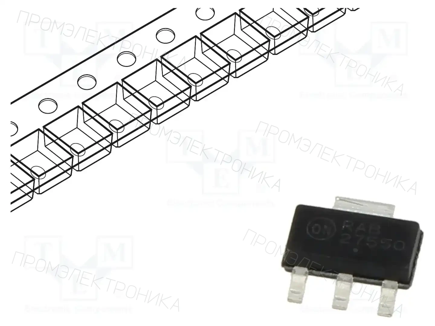 onsemi MC33275ST-5.0T3G — Стабилизаторы напряжения нерегулир. LDO