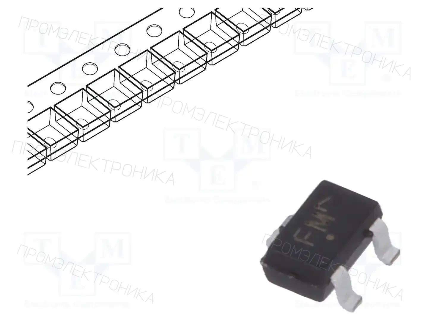 onsemi MMBTA56WT1G — Транзисторы PNP SMD