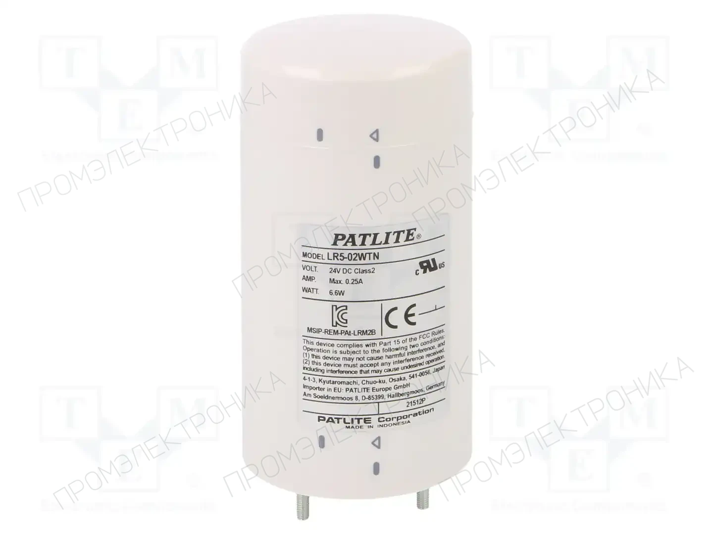 PATLITE LR5-02WTNW — Сигнализационные колонки