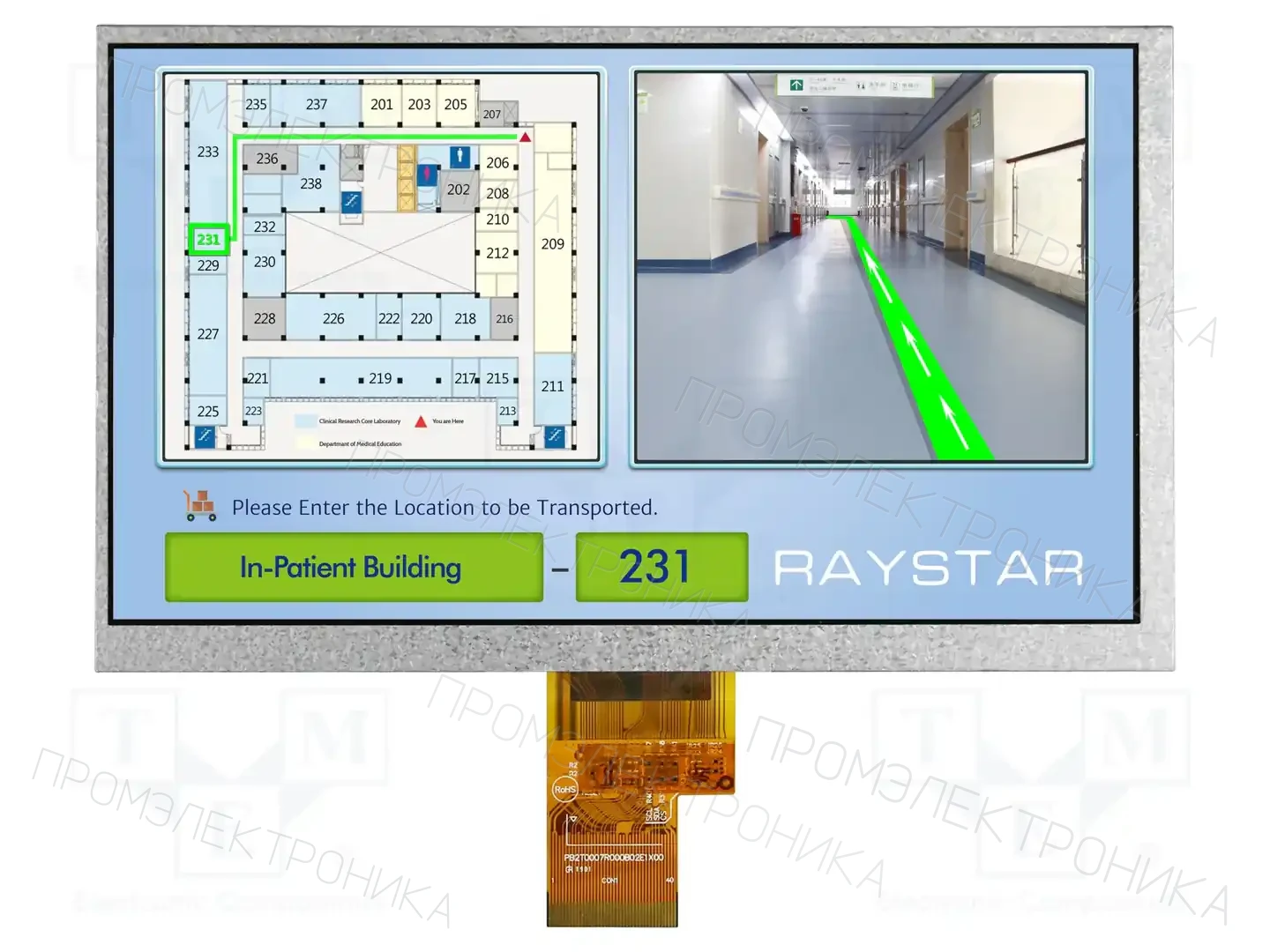 RAYSTAR OPTRONICS RFH700A7-AIW-LNN — Дисплеи TFT