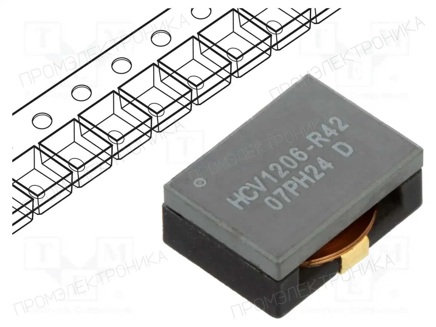 EATON ELECTRONICS HCV1206-R42-R — Дроссели