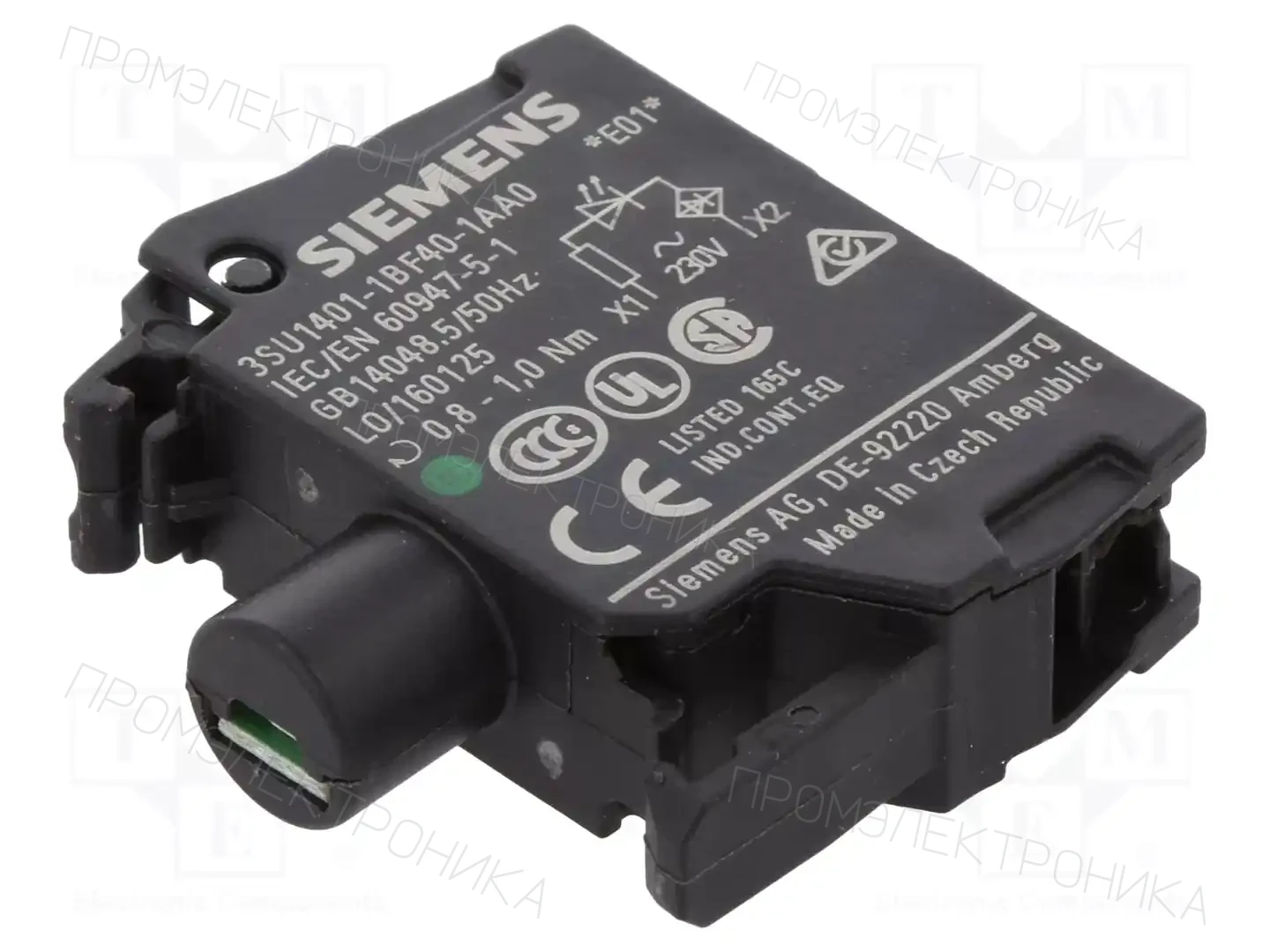 SIEMENS 3SU1401-1BF40-1AA0 — Панельные аксессуары стандартные