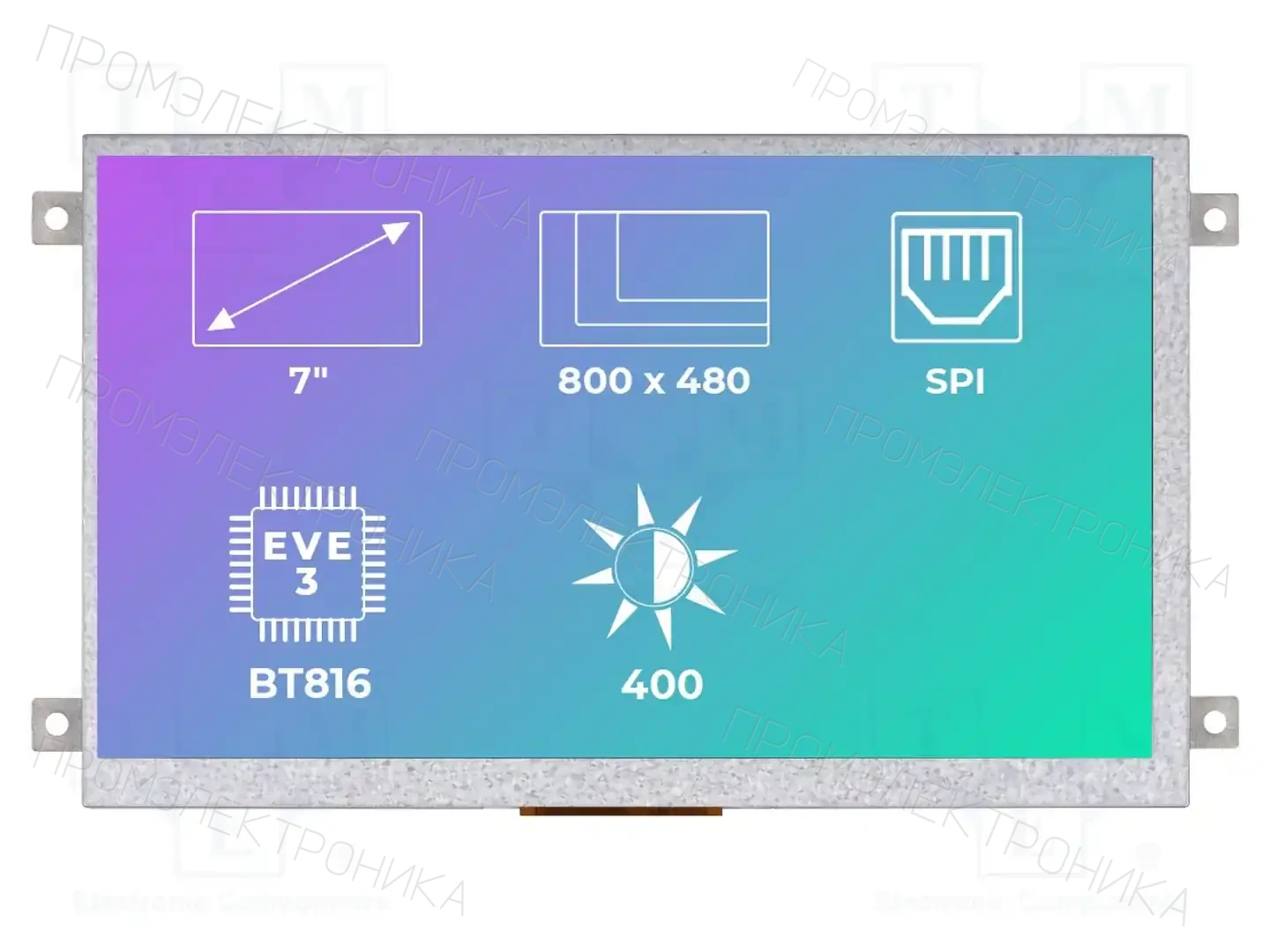 Riverdi SM-RVT70AQBFWN00 — Интеллигентные дисплеи