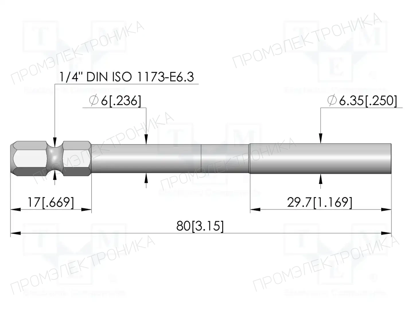 INGUN BIT-HSS-621M-500 — Инструменты для установки и извлечения