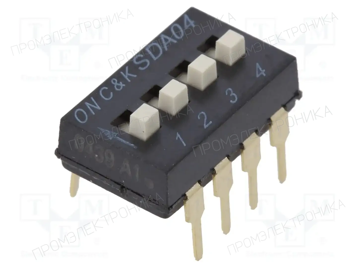 C&K SDA04H1BD — Переключатели типа Dip-Switch