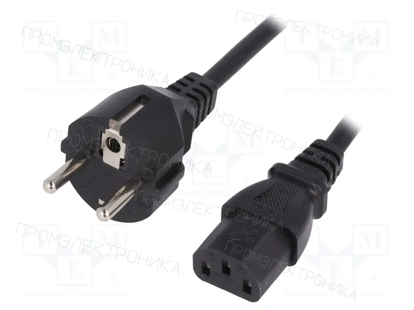 LIAN DUNG LT-312+501 H05VV-F 3X0.75 BLK 1.5M — Кабели питания компьютерные и универс