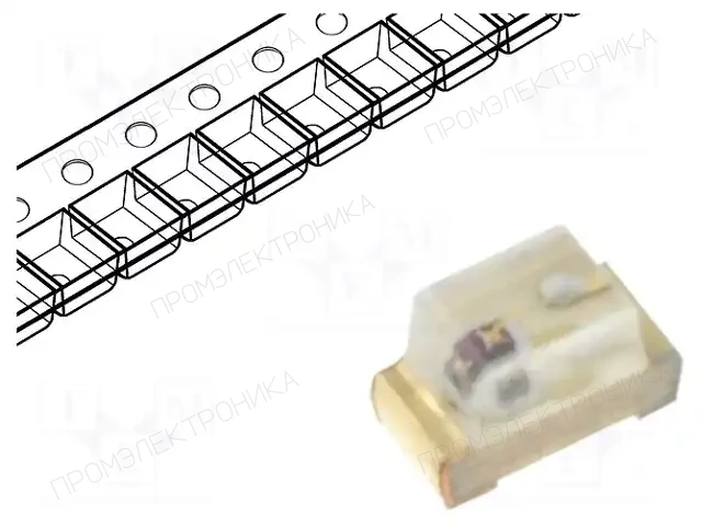 KINGBRIGHT ELECTRONIC KP-1608SURCK — Светодиоды SMD цветные