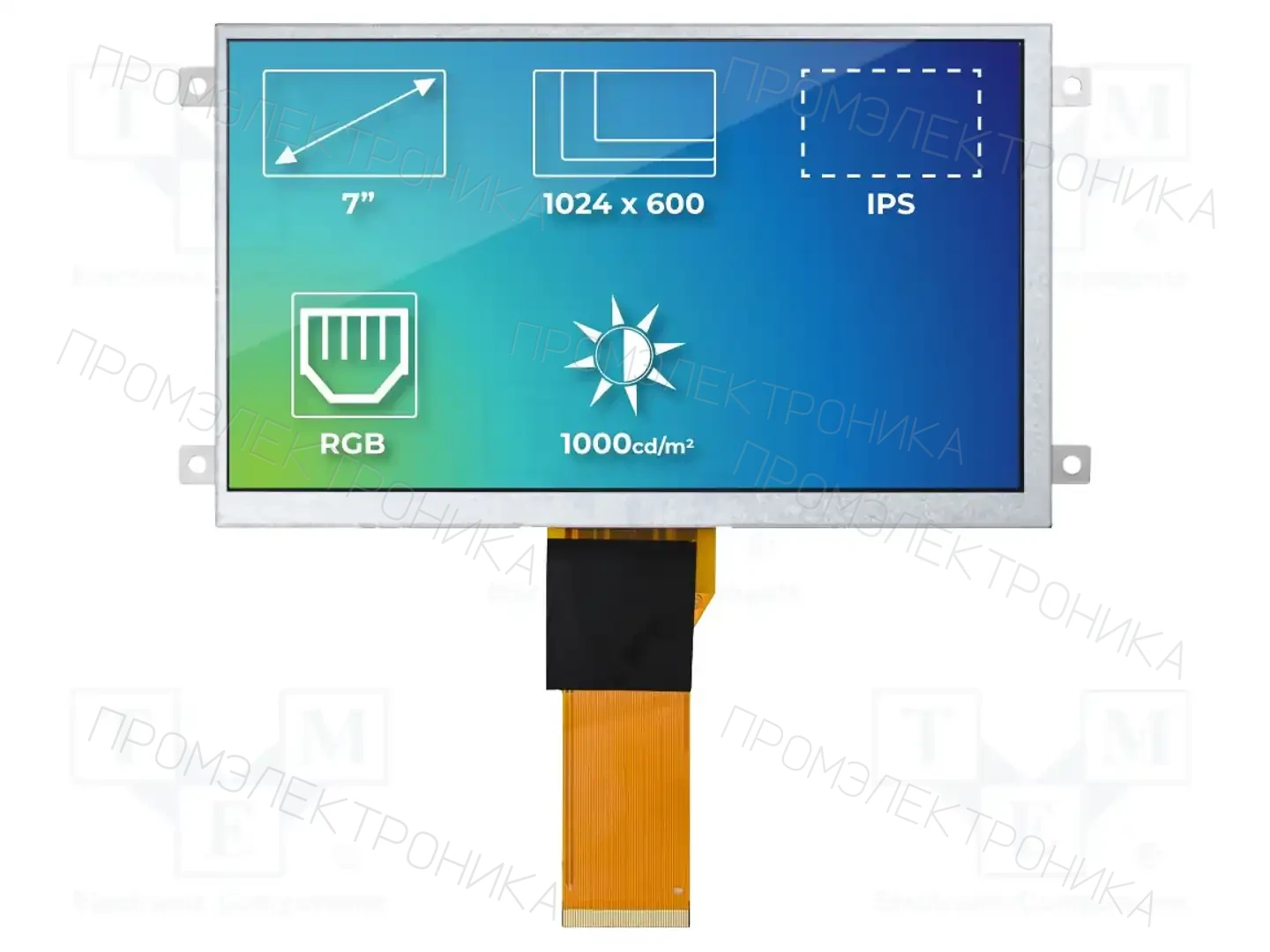 Riverdi SM-RVT70HSTFWN00 — Дисплеи TFT