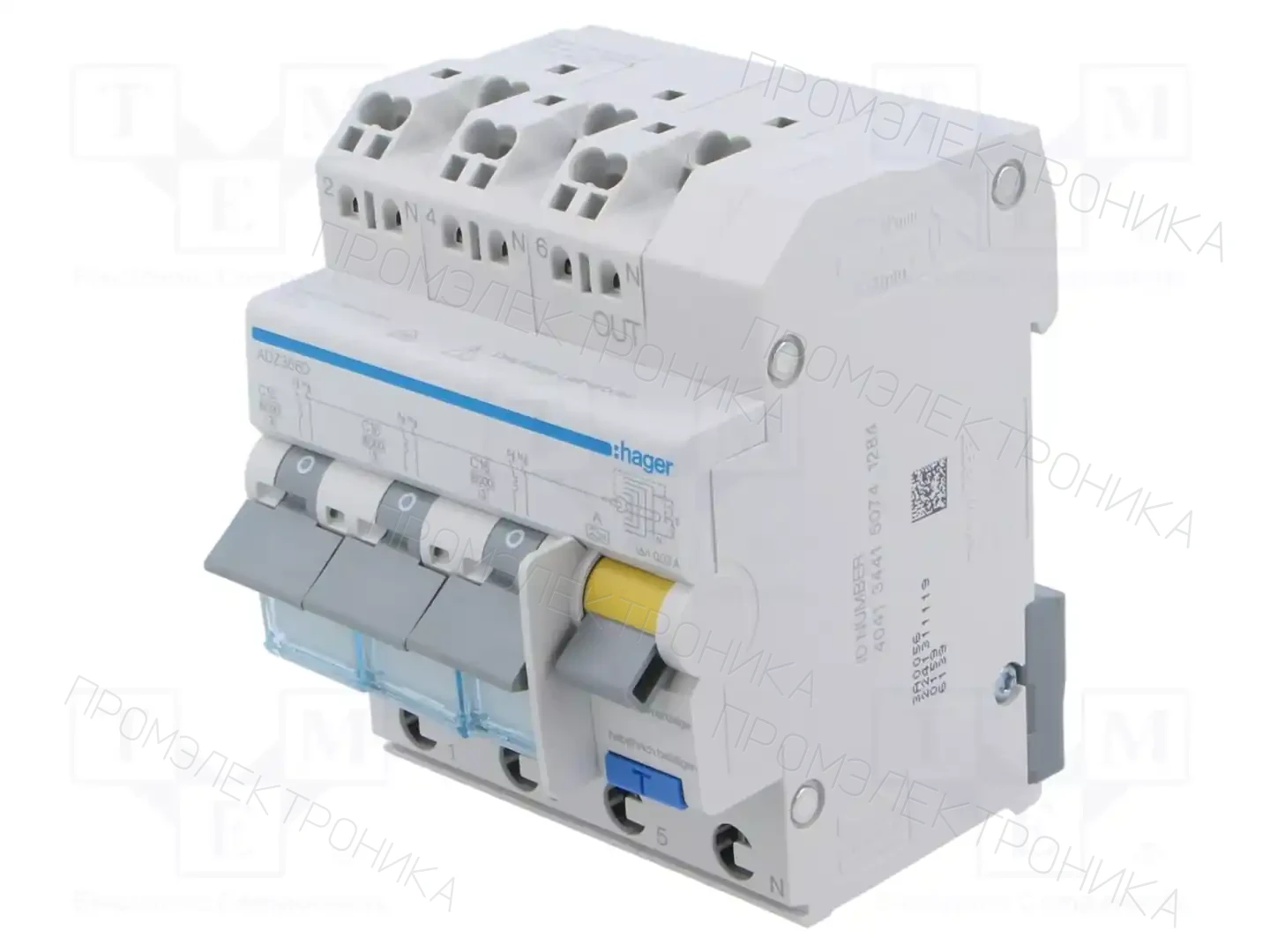 HAGER ADZ366D — Дифференциальные выключатели