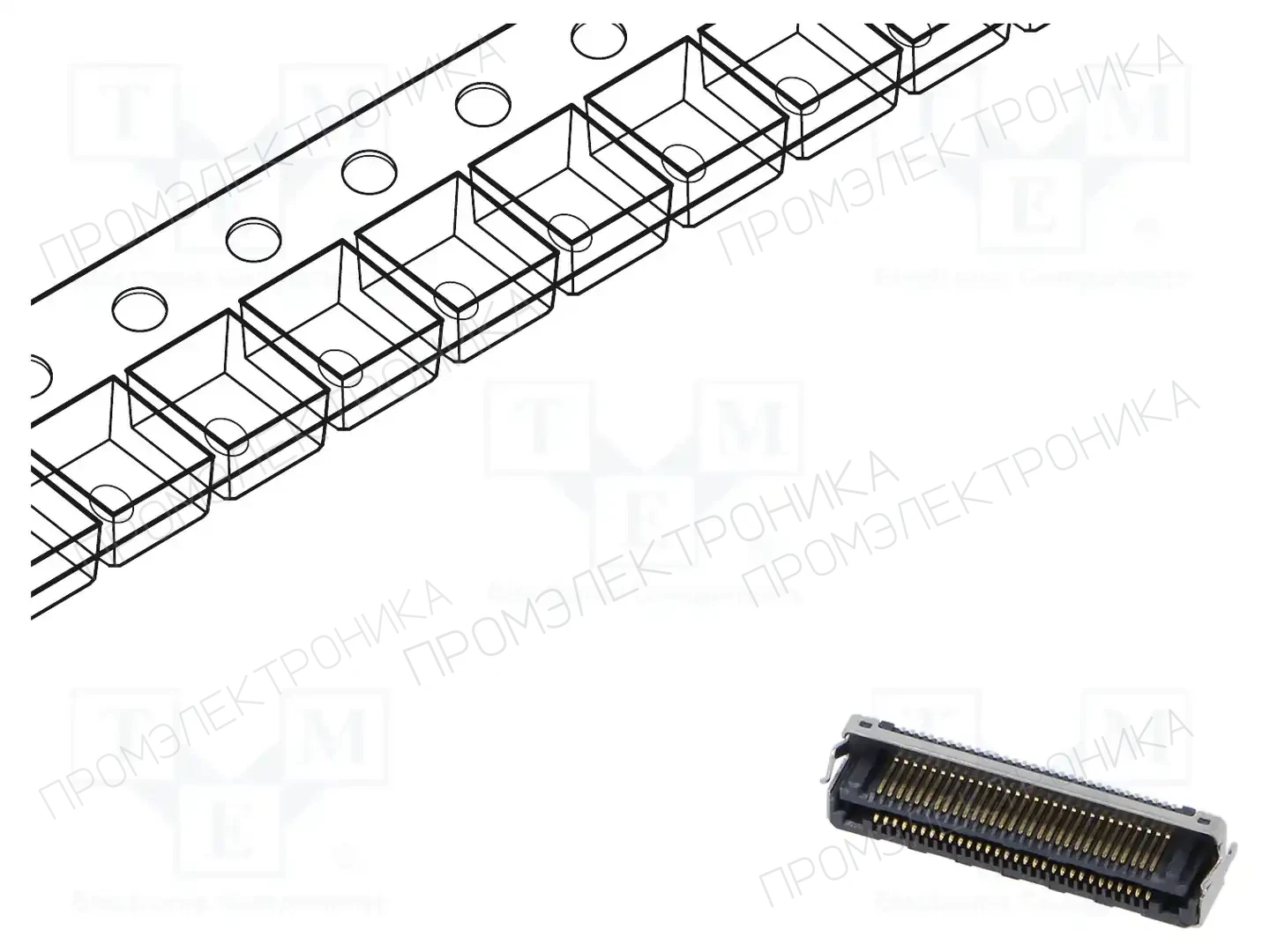 SAMTEC LSHM-130-02.5-F-DV-A-S-K-TR — Разъeмы пластина - пластина