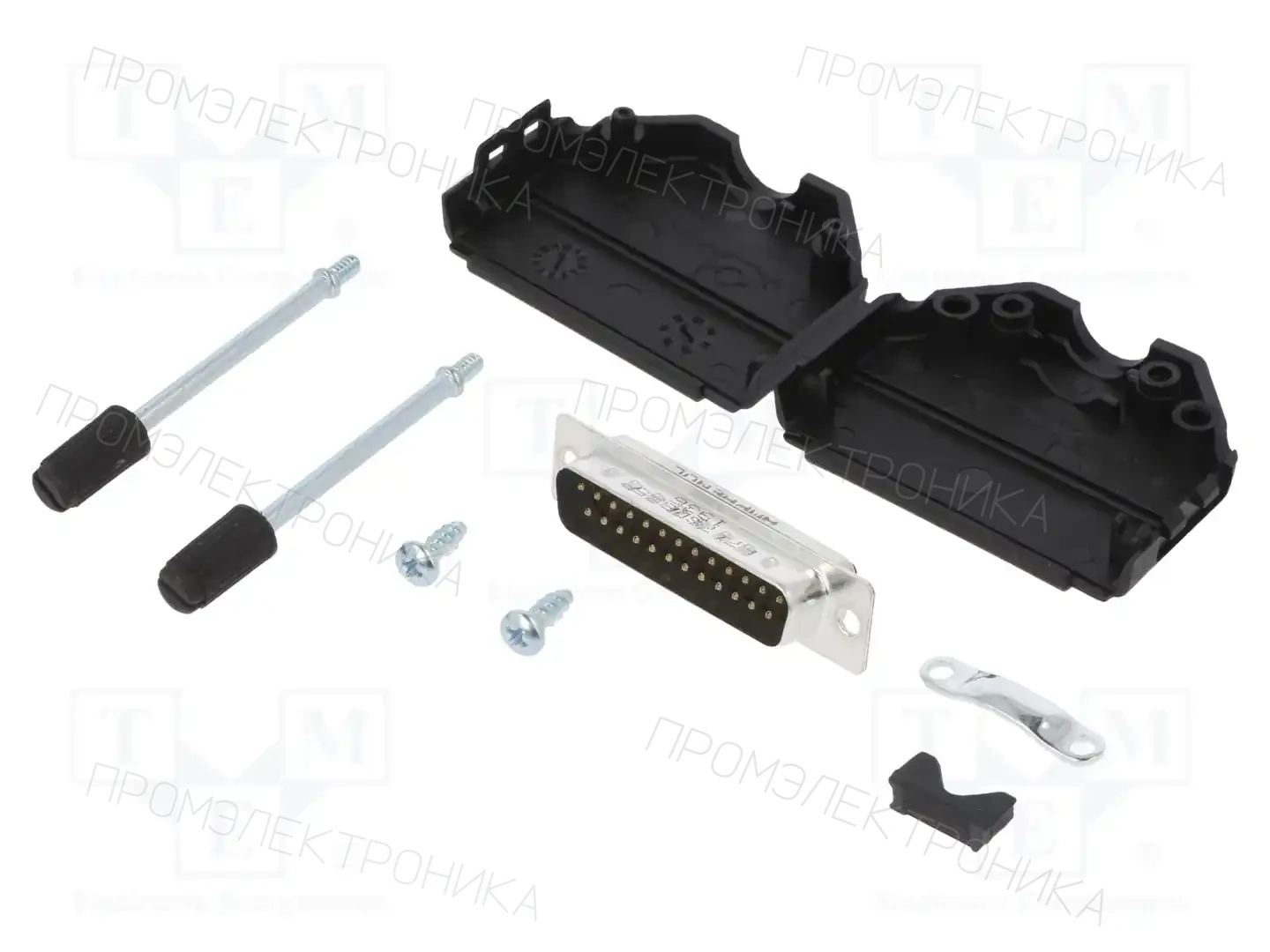 AMPHENOL COMMUNICATIONS SOLUTIONS L17DPPK25-BK+L717SDB25P — Комплектные штекеры D-Sub