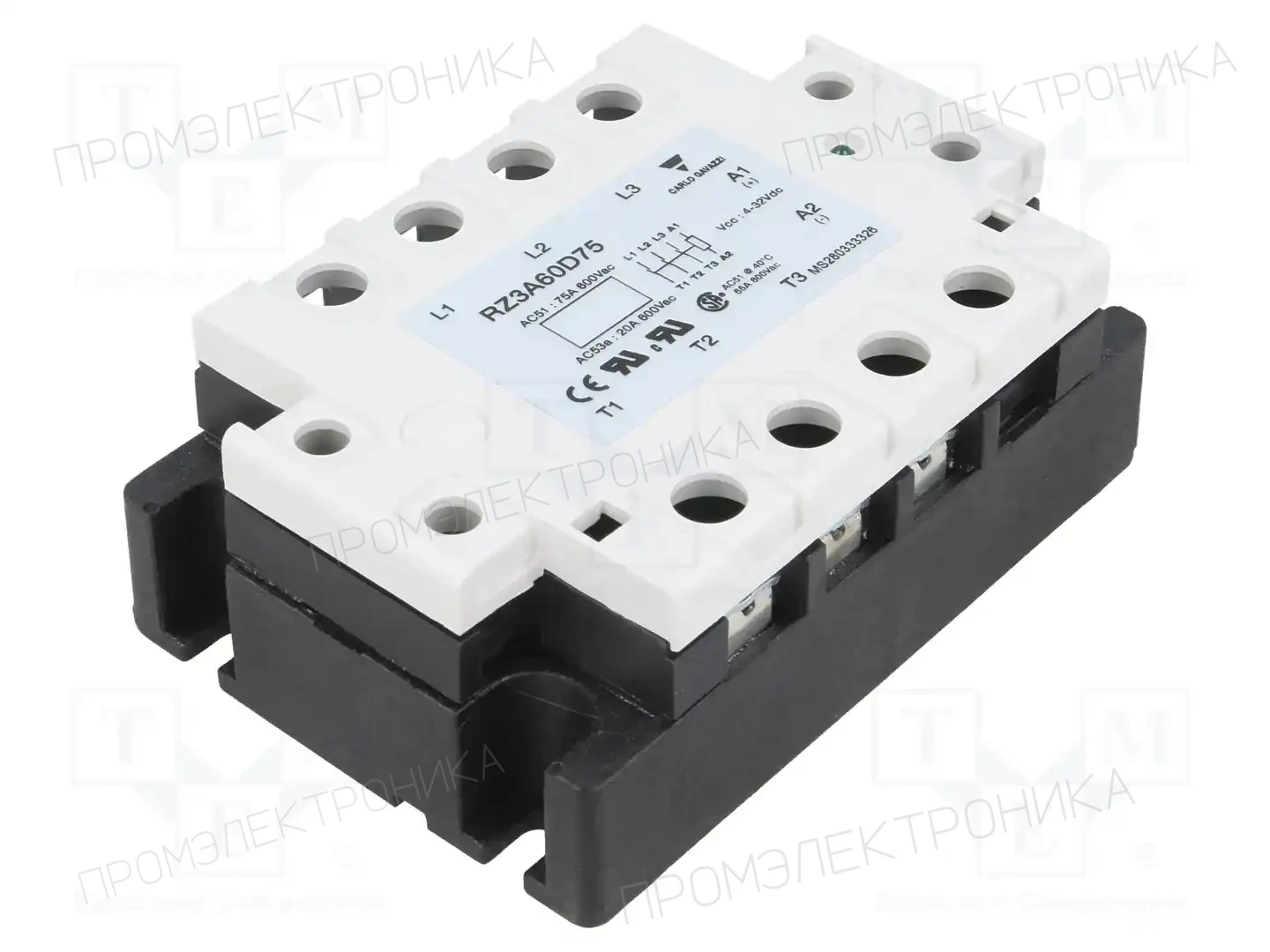 CARLO GAVAZZI RZ3A60D75 — Реле SSR трехфазные